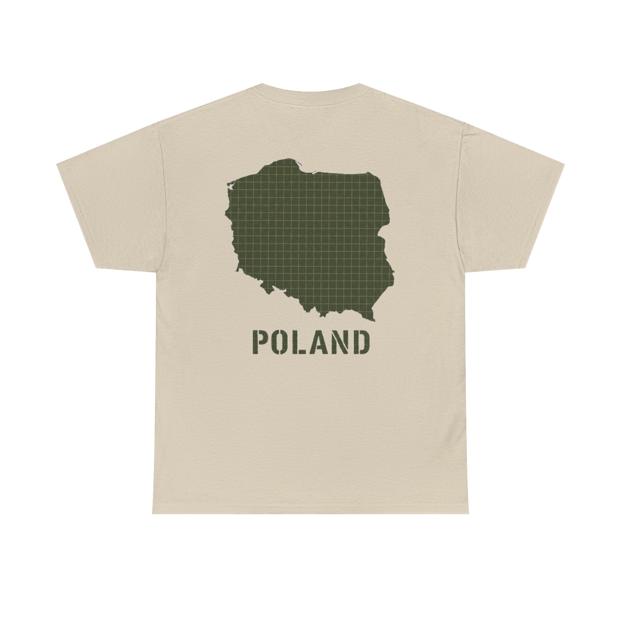 Poland Map T-Shirt — Gallus Logo Military-Style Polish Pride Tee