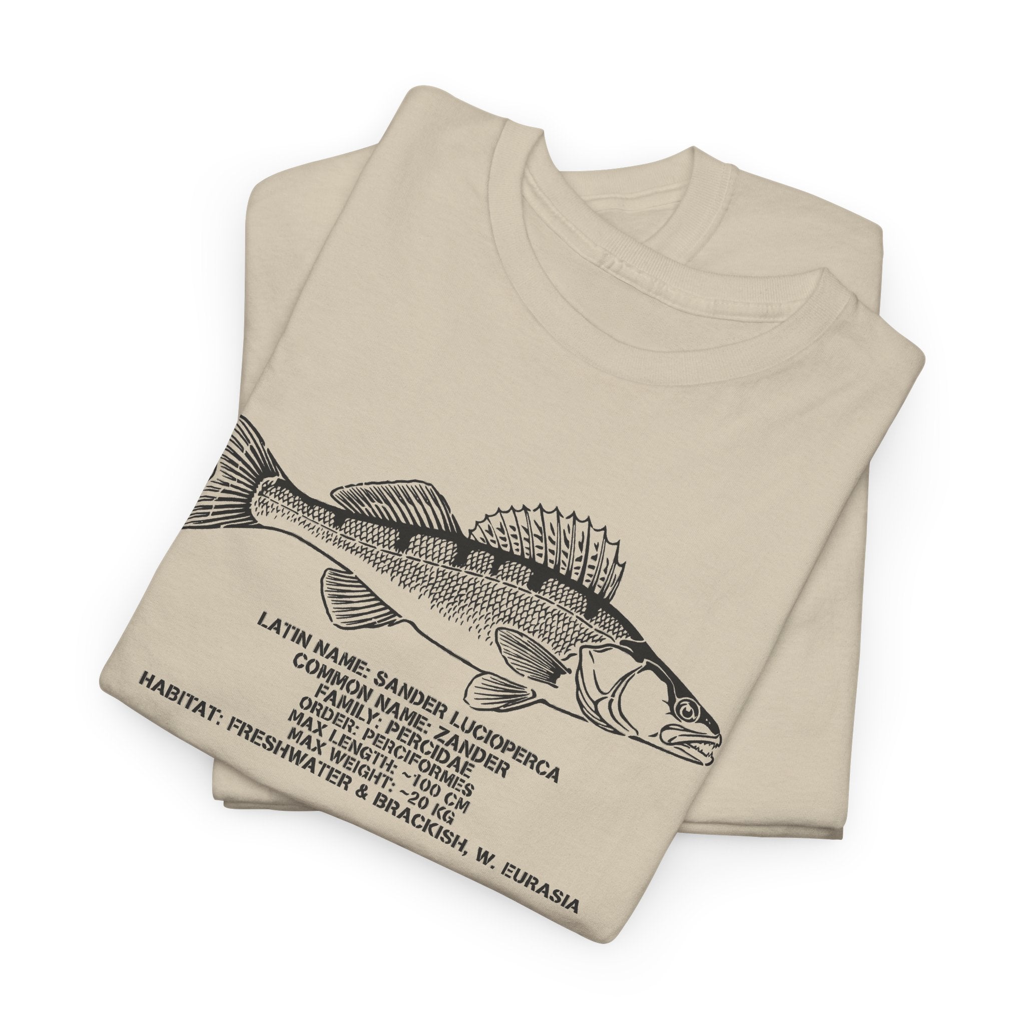 Walleye Fish (Zander) Illustration Tee | Fishing T-Shirt