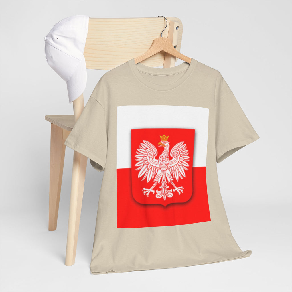 Polish White Eagle T-Shirt — Polska Coat of Arms Tee