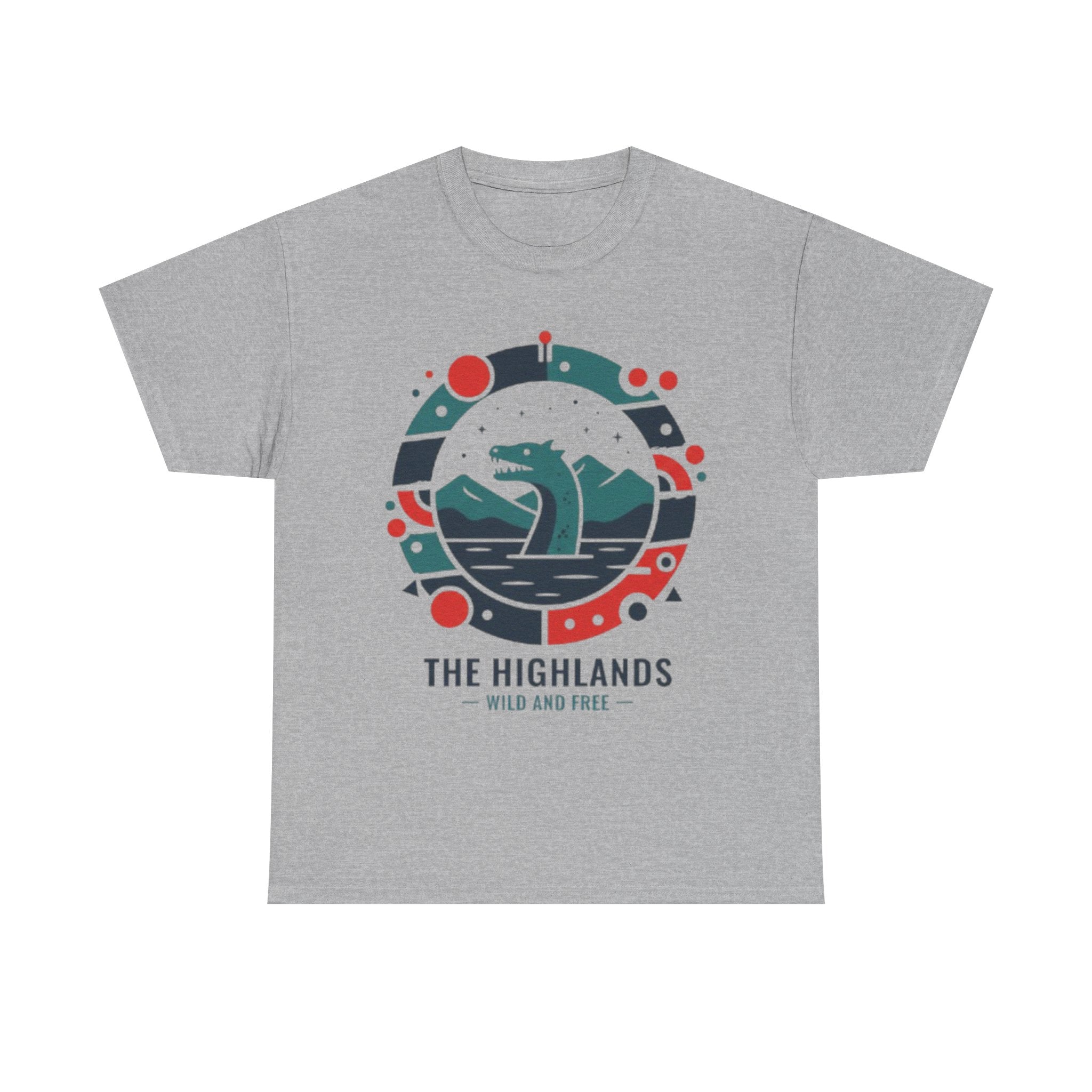 Highlands Waves Tee — "The Highlands: Wild and Free" Graphic T‑Shirt