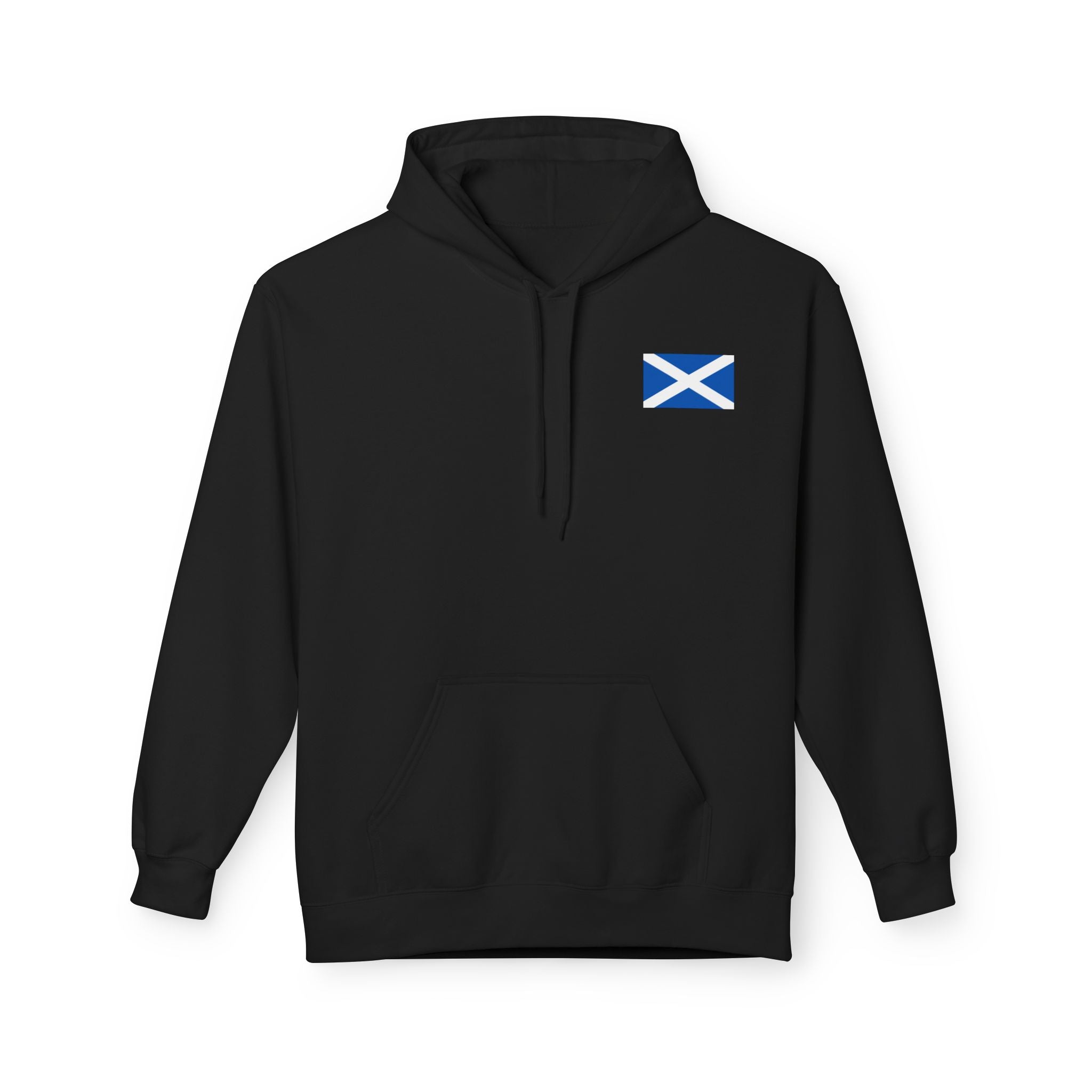 Scottish Hoodie — "Scottish & Proud" Vintage Stag Graphic Pullover