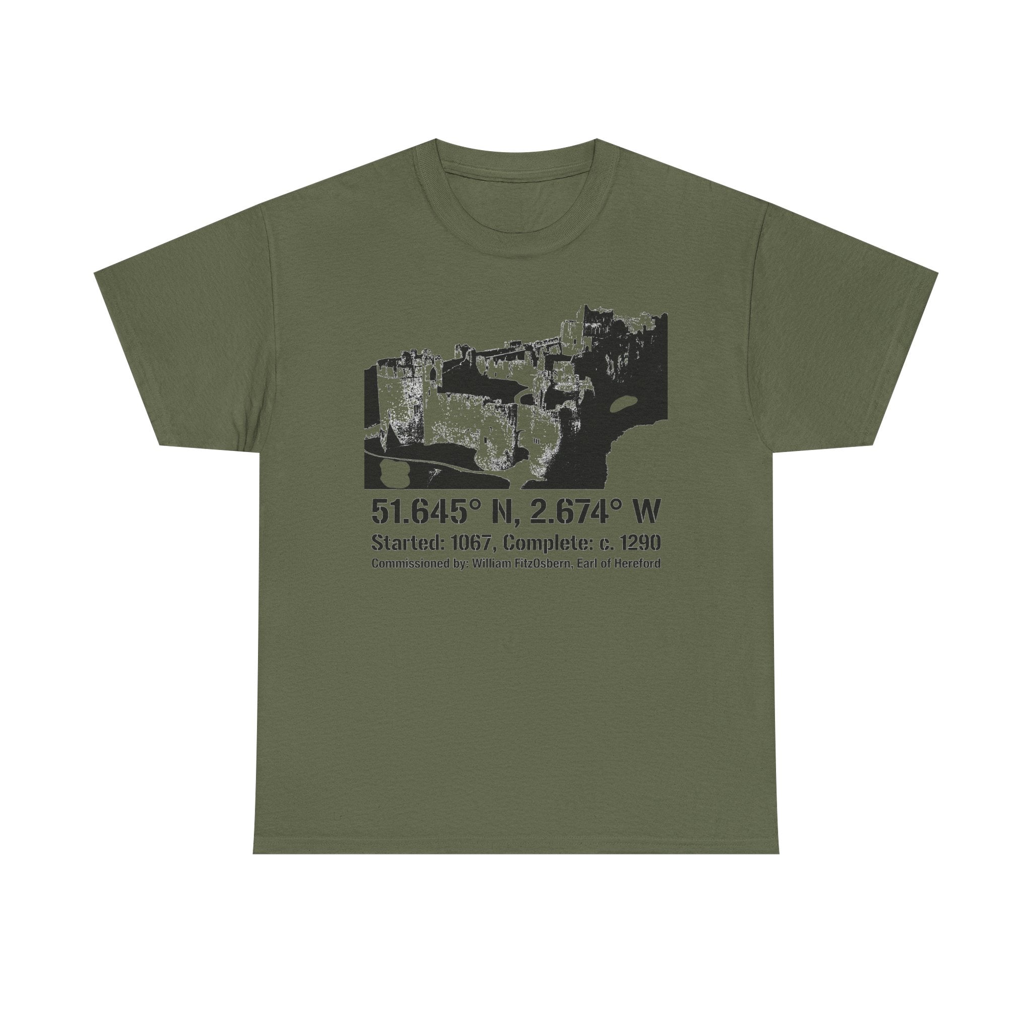 Chepstow Castle T‑Shirt — Historic Landmark Tee for Castle Lovers & Travelers