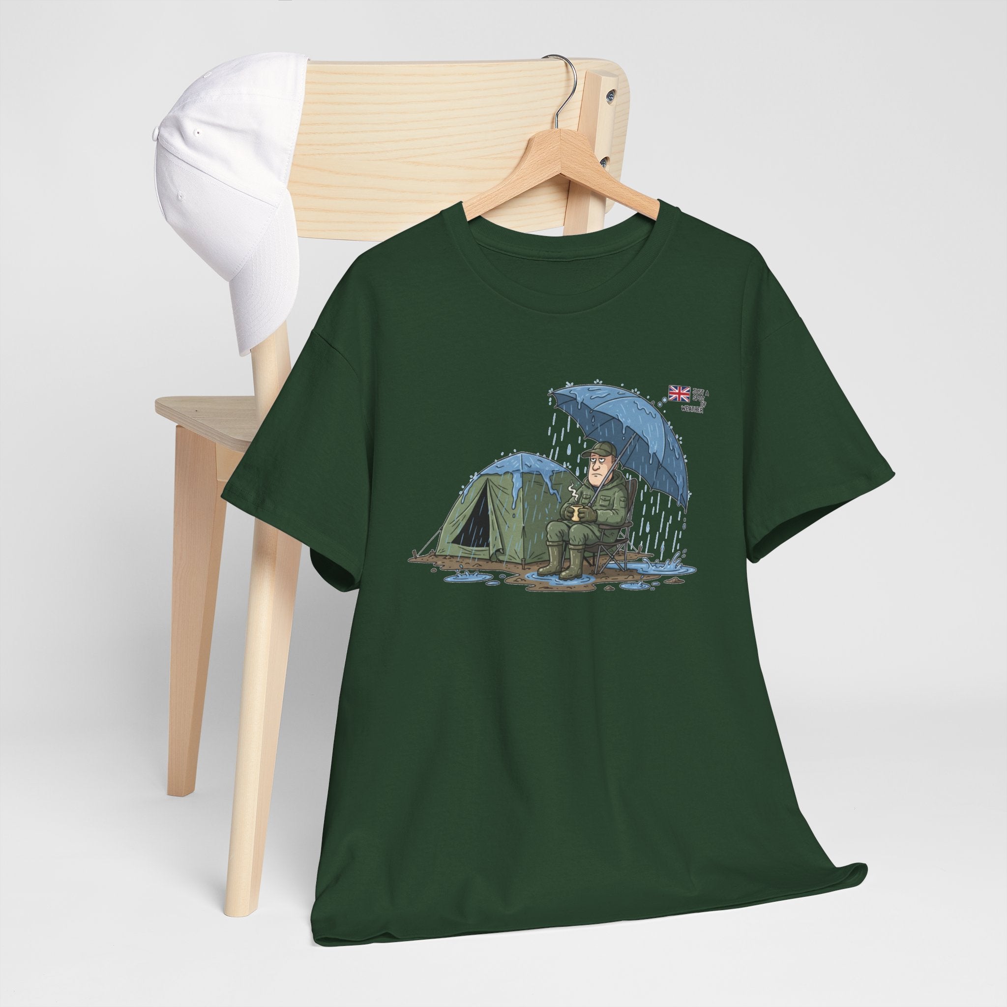 Retro Mountain Camper Graphic T-Shirt — Vintage Van Life Adventure Tee