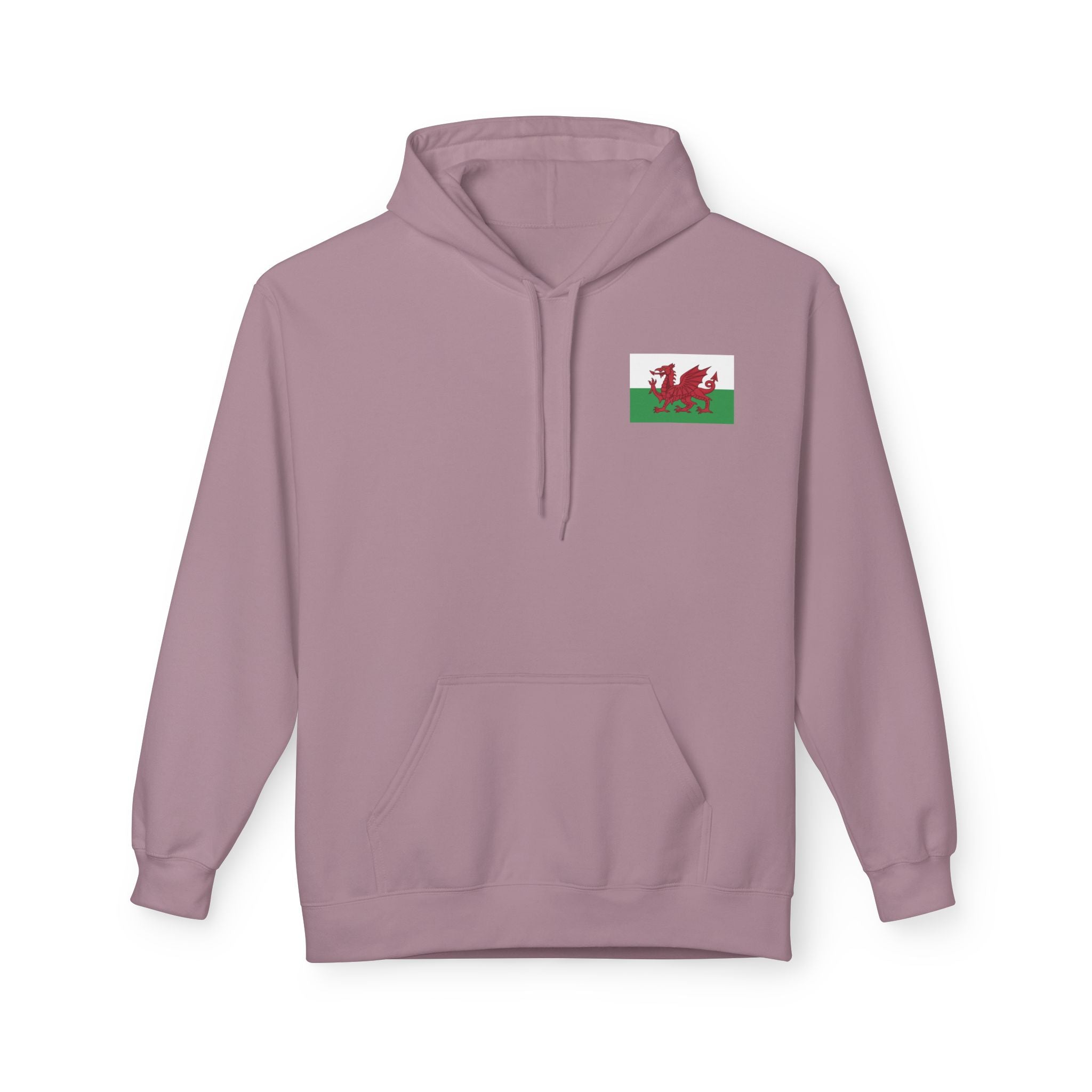 Welsh Dragon Drinking Beer Hoodie — Rugby Pub Fan Pullover