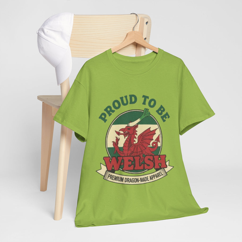 Proud to Be Welsh T-Shirt — Welsh Dragon Pride Tee
