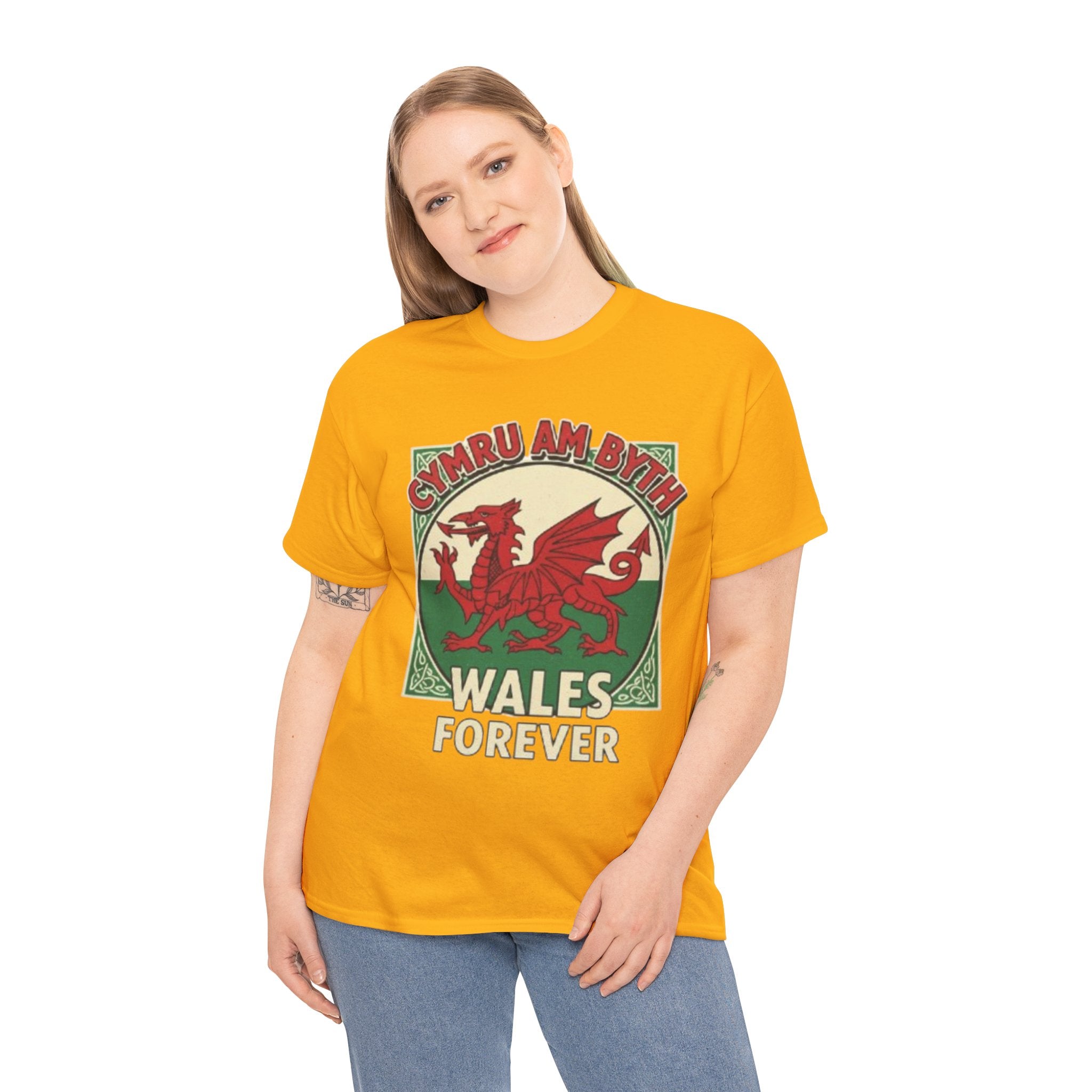 Wales Forever T-Shirt — Cymru Am Byth Retro Welsh Dragon Tee