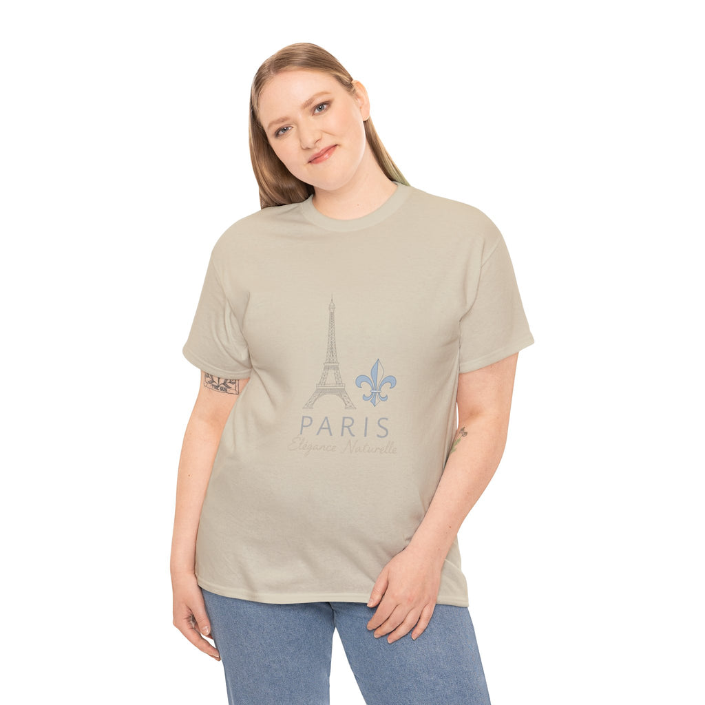 Paris Eiffel Tower Tee – 'Paris Élégance Naturelle' Graphic T-Shirt