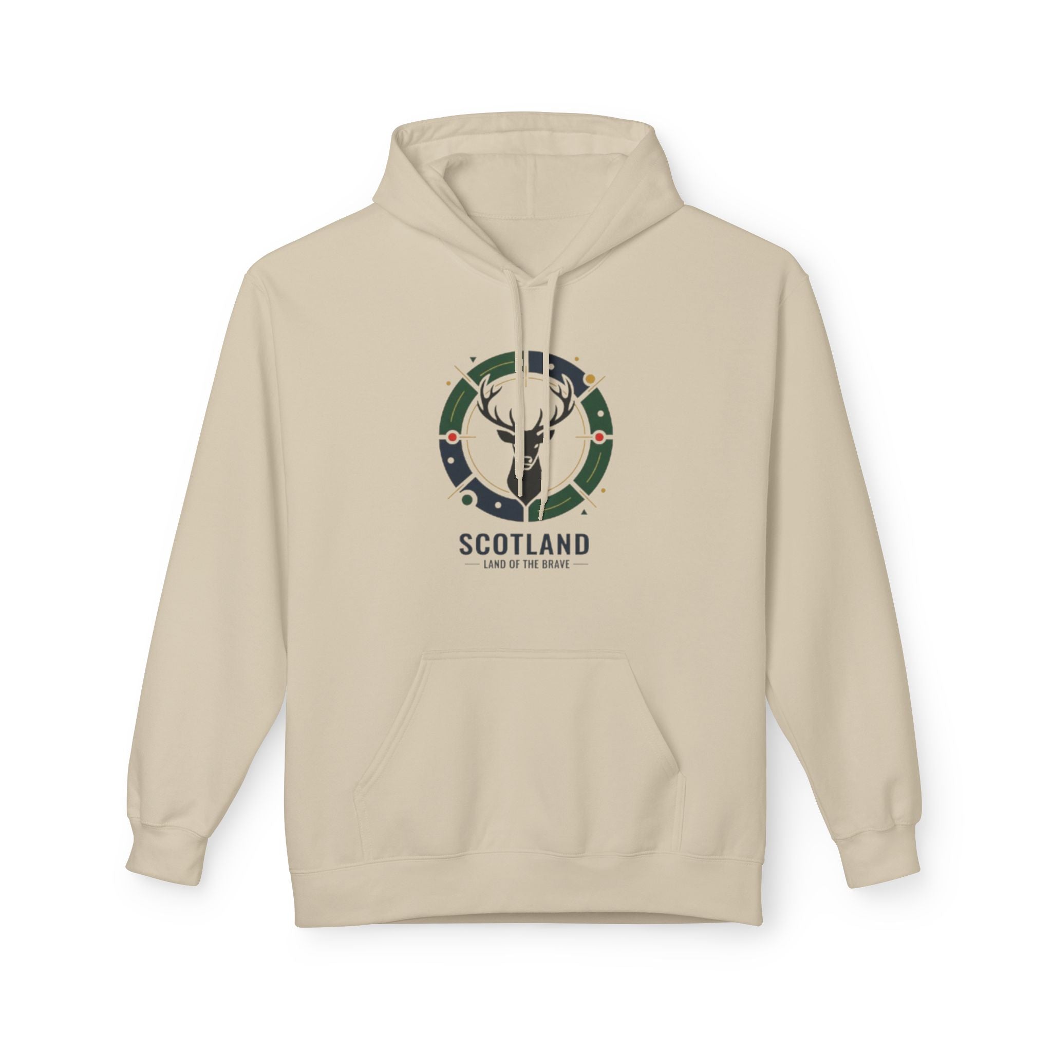 Scotland Stag Crest Hoodie – Scottish Pride Graphic Hoodie