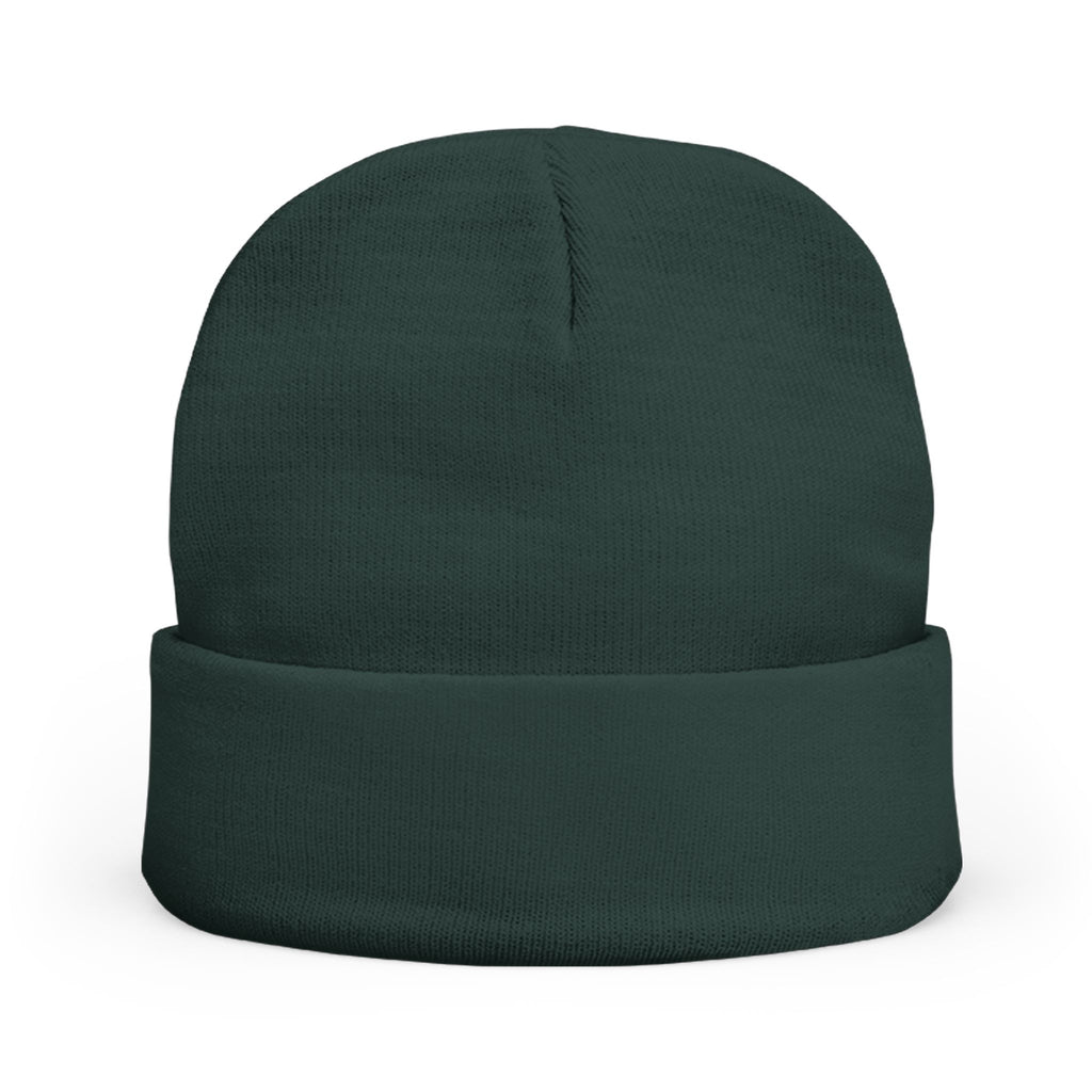 Embroidered "GALLUS" Knit Beanie - Bold Retro Logo Winter Hat