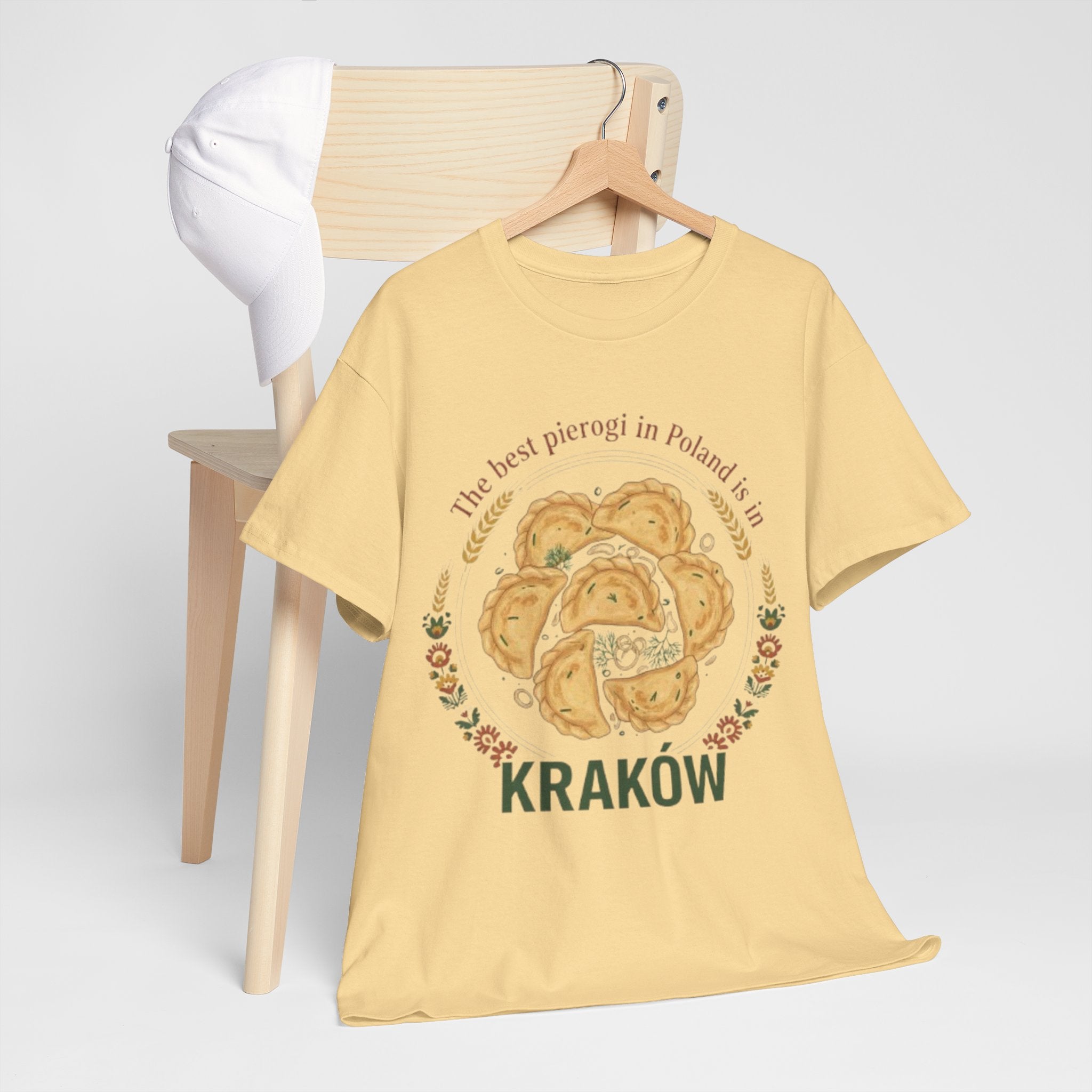 Kraków Pierogi T-Shirt — "The best pierogi in Poland is in Kraków" Shirt