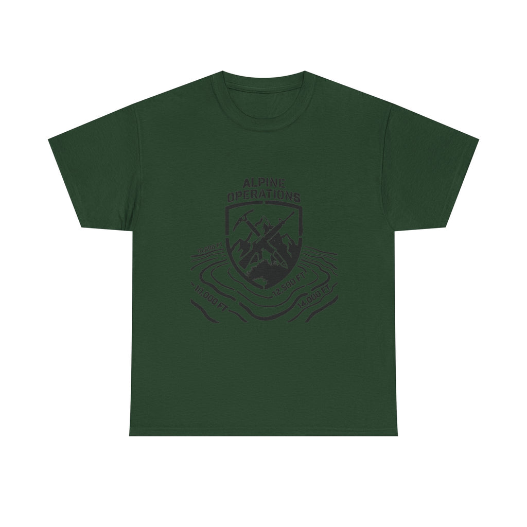 Alpine Operations Cotton Hiking Tee - Mountain Badge Edition