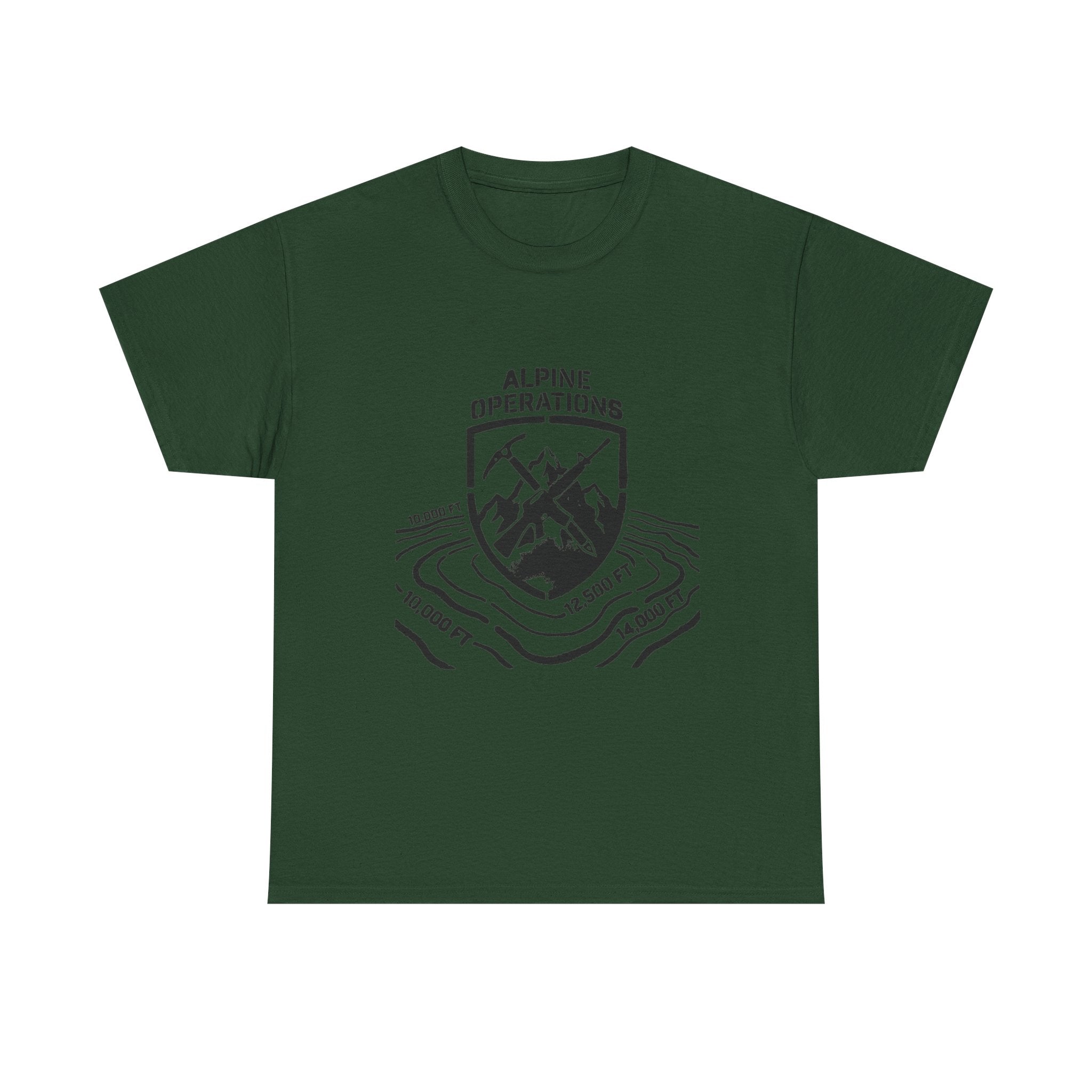 Alpine Operations Cotton Hiking Tee - Mountain Badge Edition