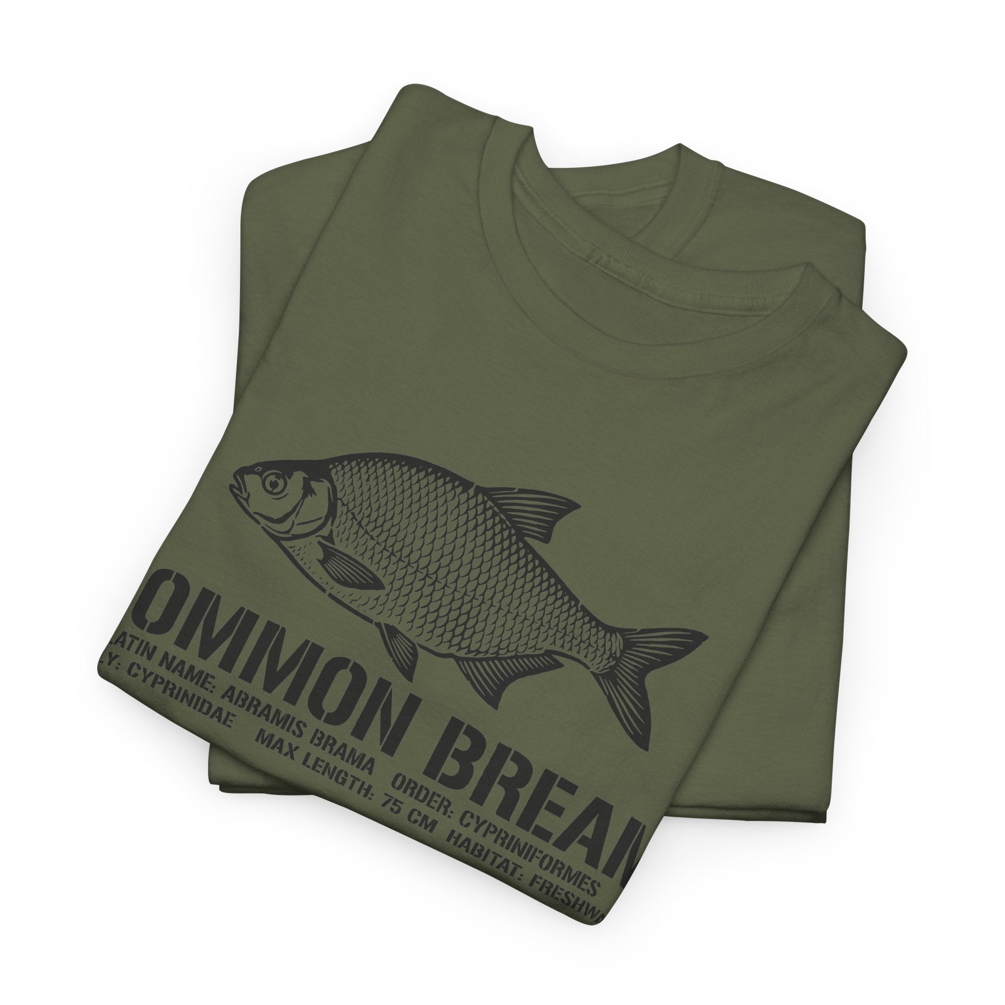 Common Bream Fishing Tee — Vintage Fish Illustration T-Shirt