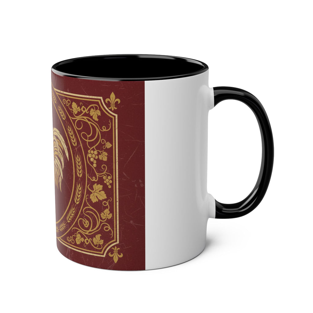 Two-Tone Coffee Mugs, 11oz