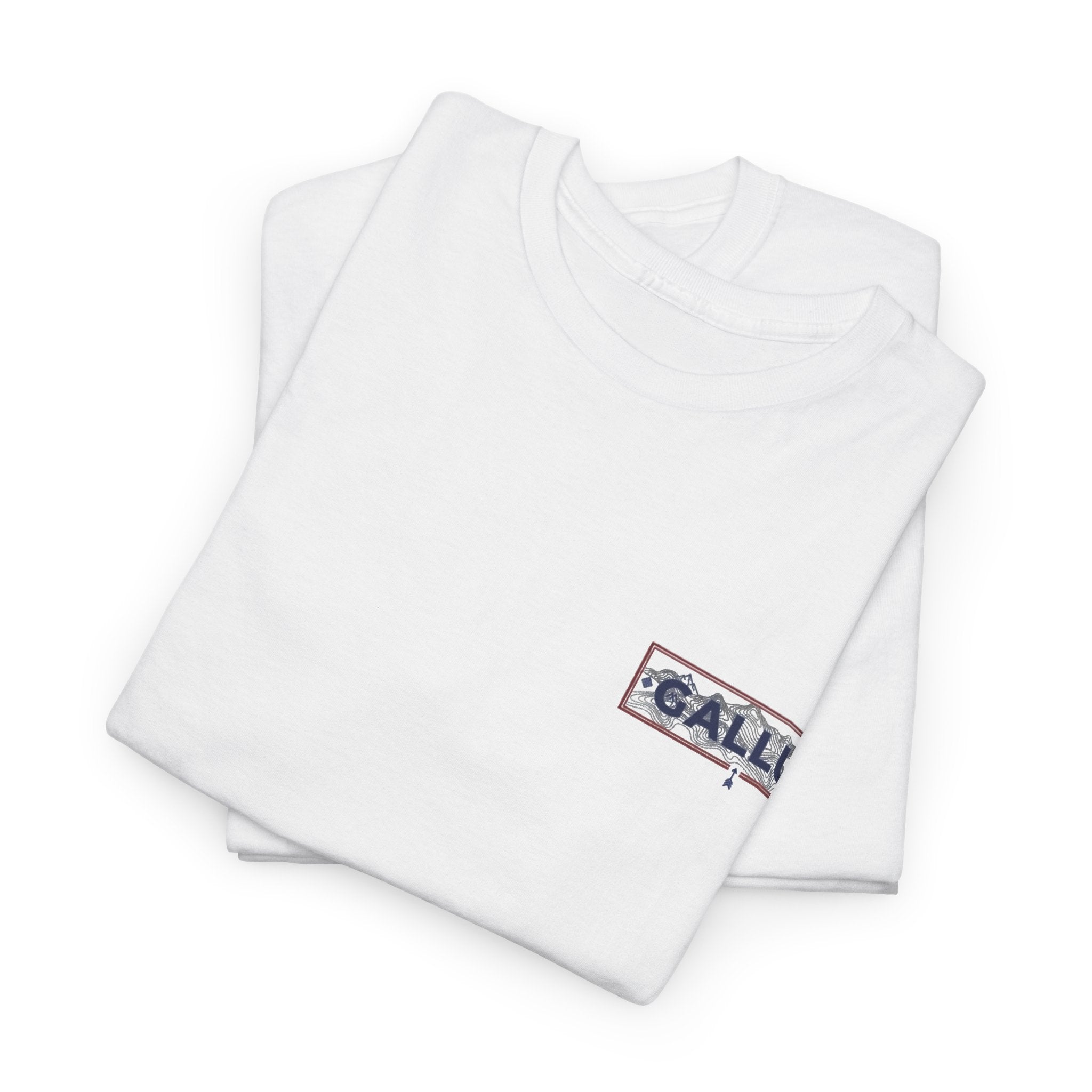 Gallus Logo Tee — Minimal Chest Patch White T-Shirt