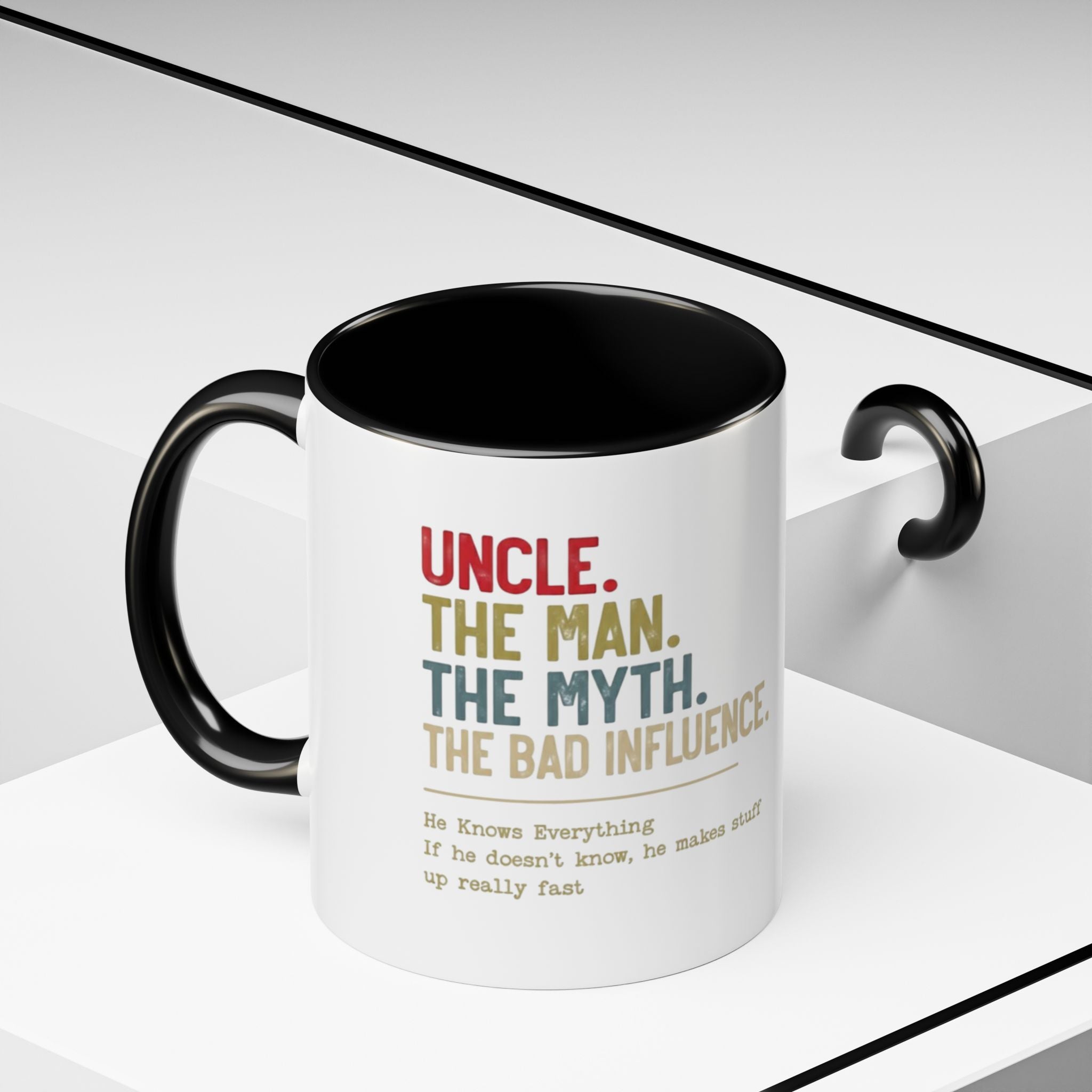 Uncle 'The Man, The Myth, The Legend' Accent Coffee Mug