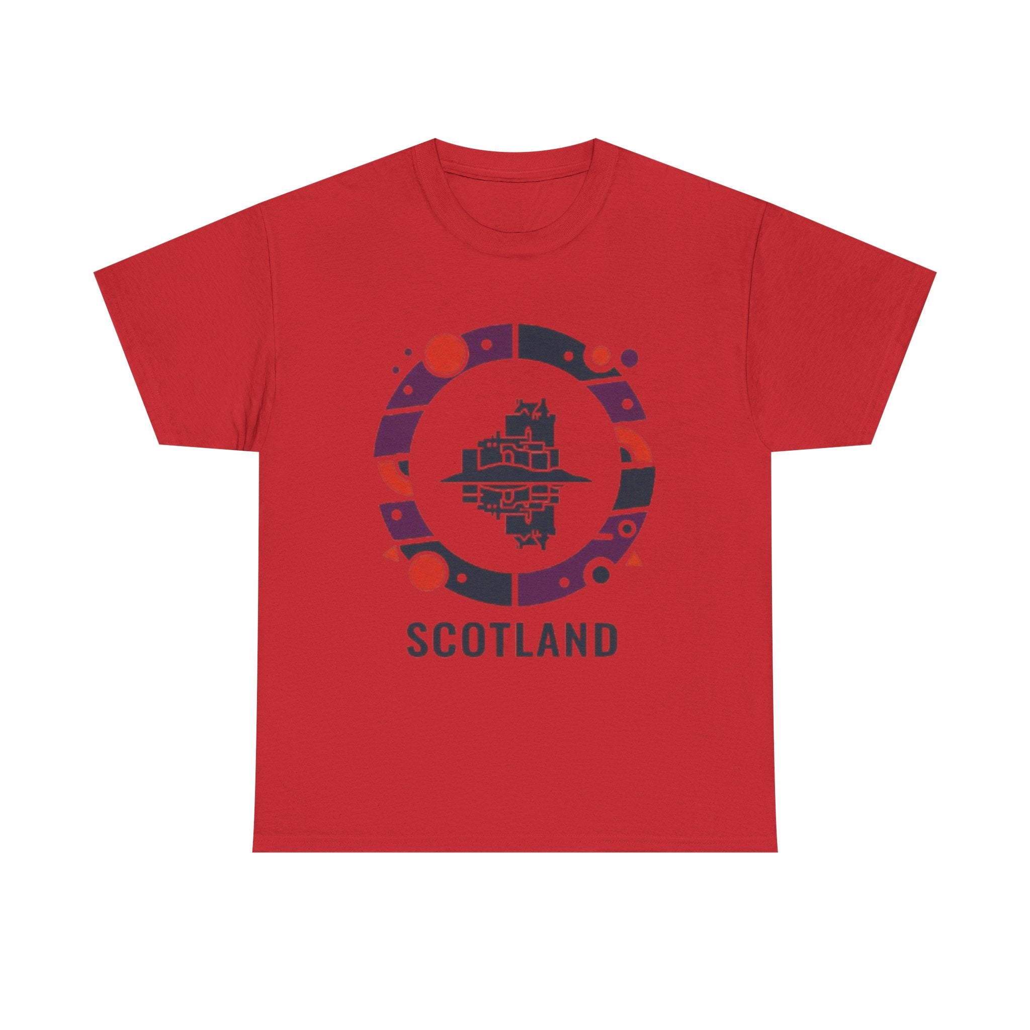 Scotland Circle Castle T‑Shirt