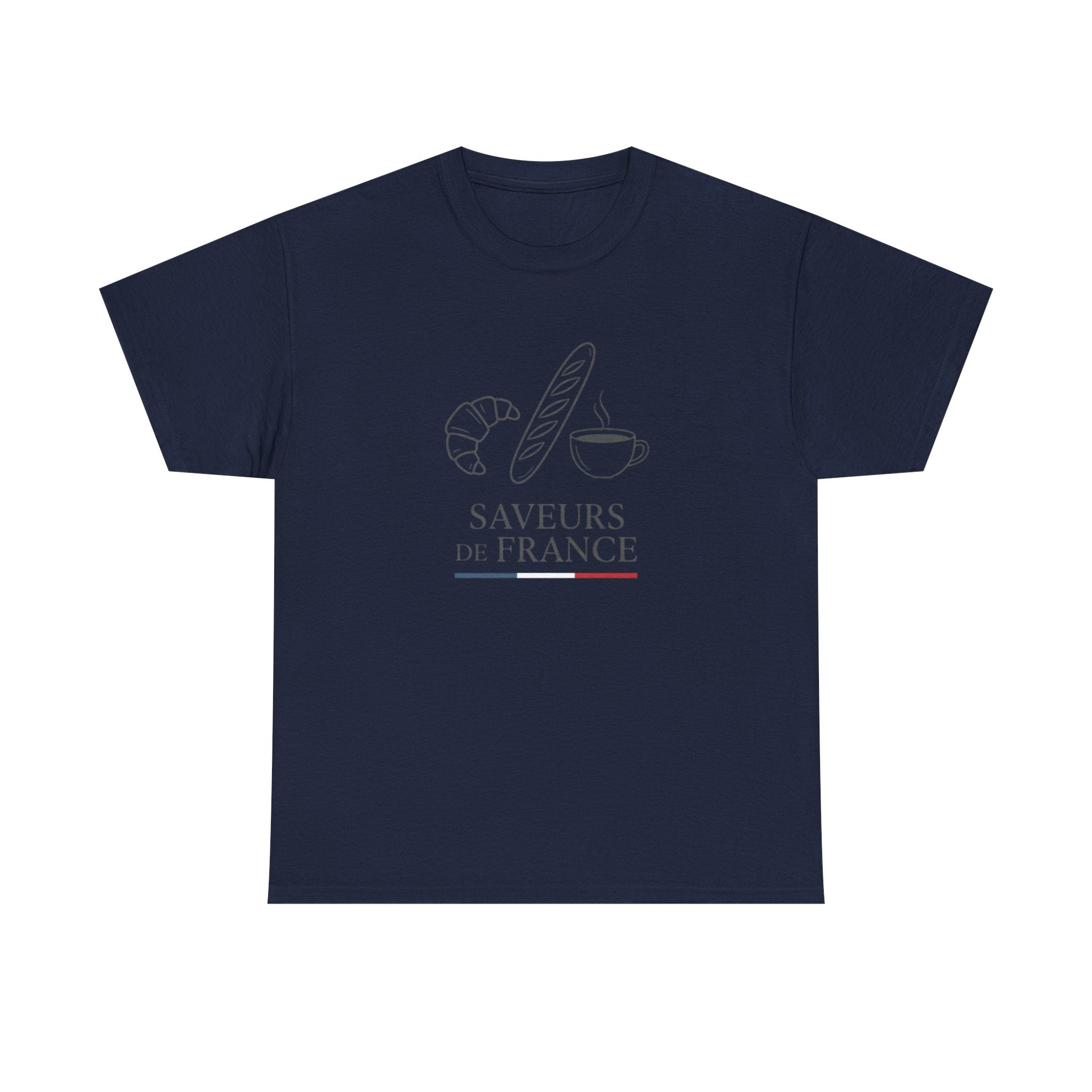 Saveurs de France T-Shirt — French Bakery Croissant & Baguette Tee
