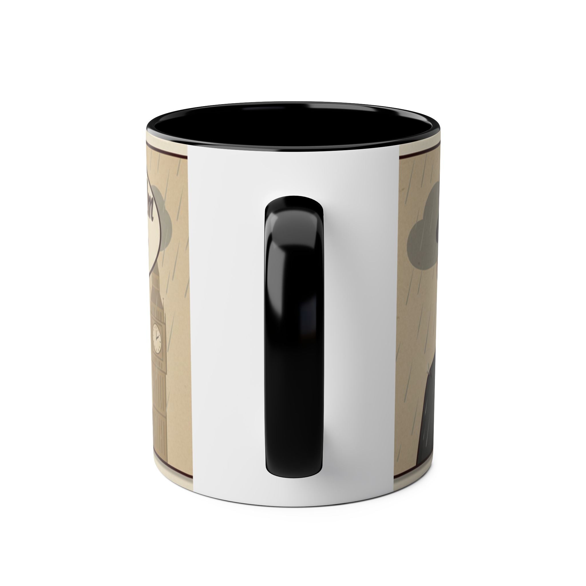 Two-Tone Coffee Mugs, 11oz