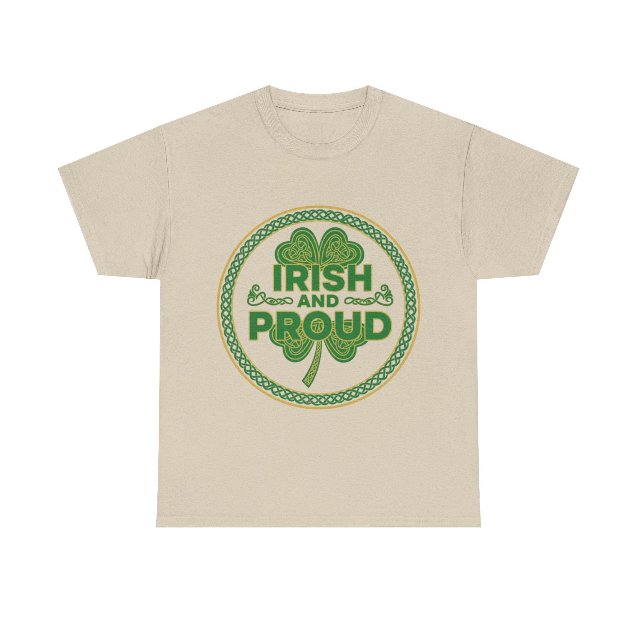 Irish and Proud Shamrock T-Shirt — St. Patrick’s Day Celebration Tee