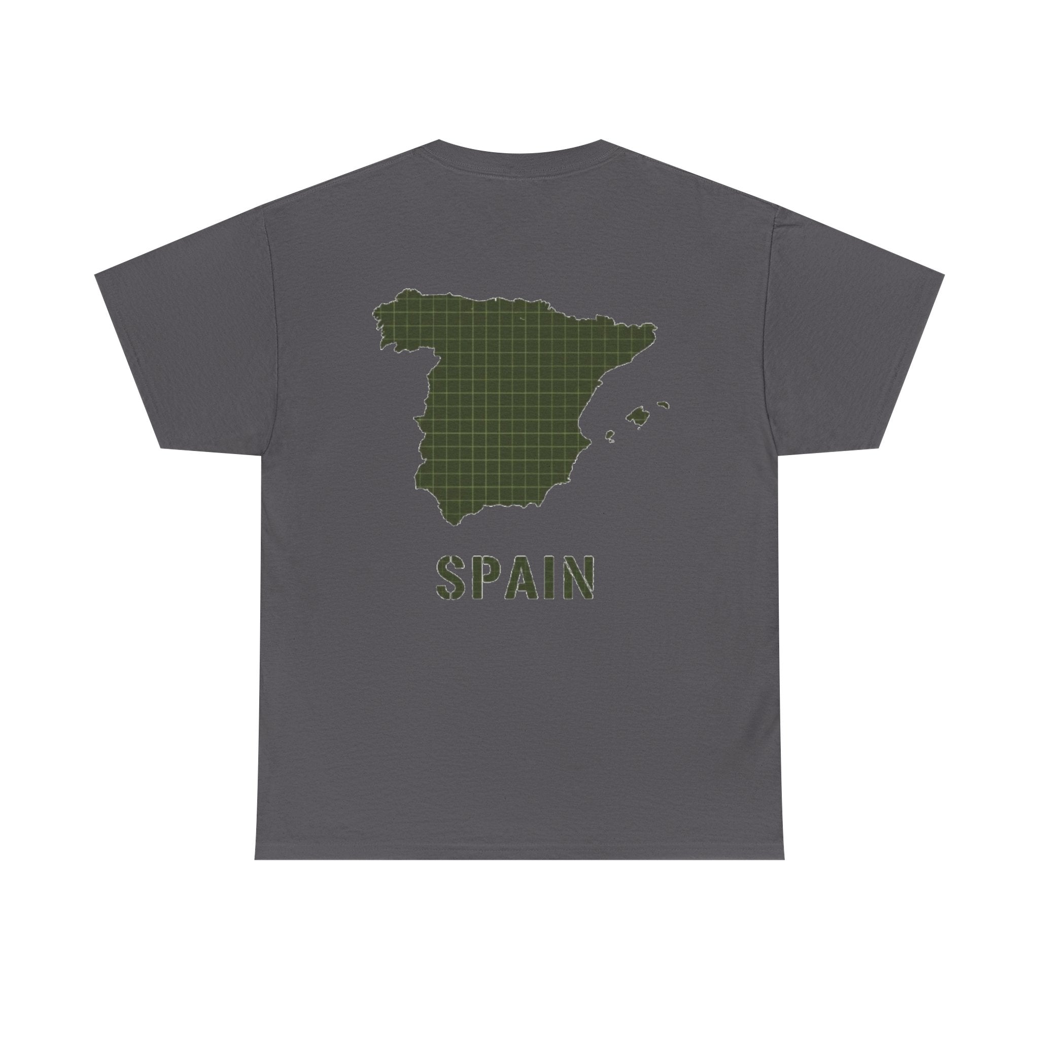 Spain Map Graphic Tee — Minimalist Travel T‑Shirt
