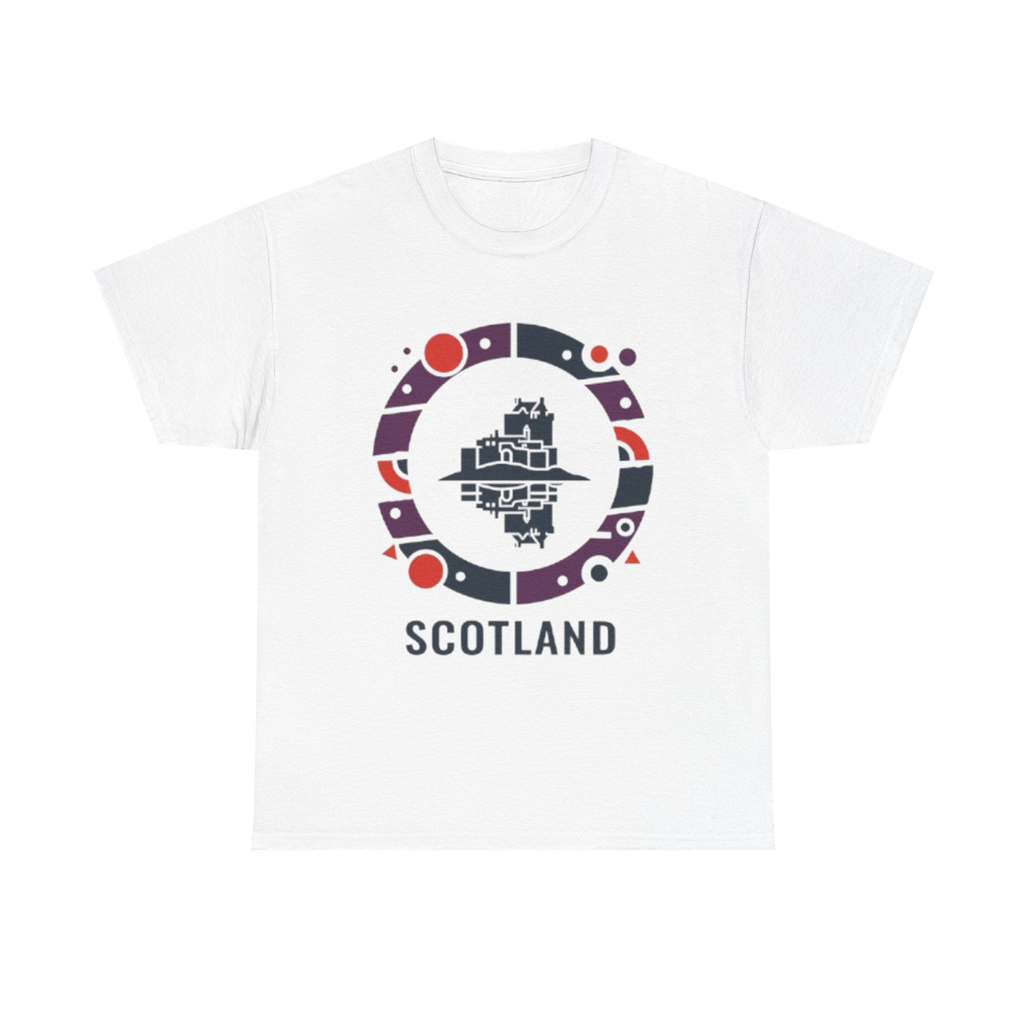 Scotland Circle Castle T‑Shirt