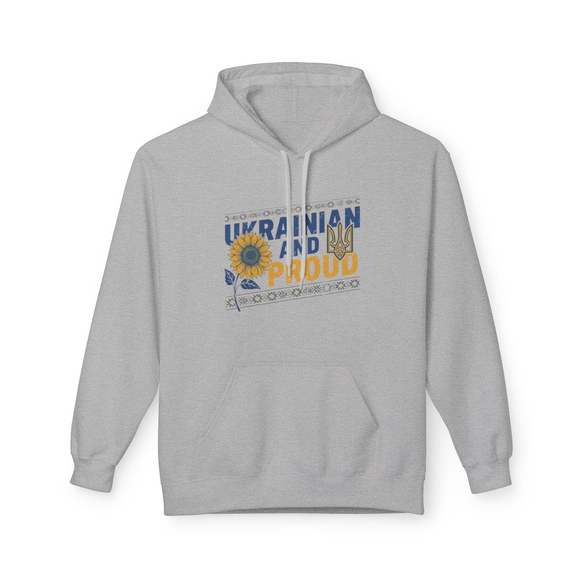 Ukrainian and Proud Hoodie — Sunflower National Pride Pullover