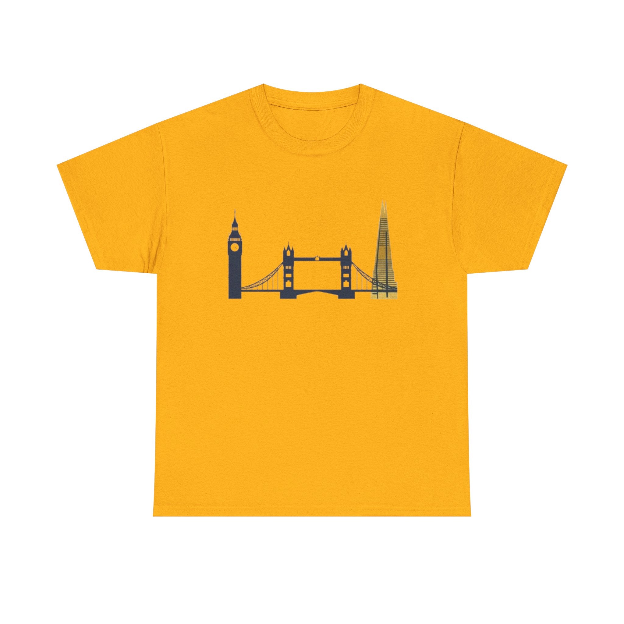 London Skyline T‑Shirt — Minimal Big Ben, Tower Bridge & The Shard Tee
