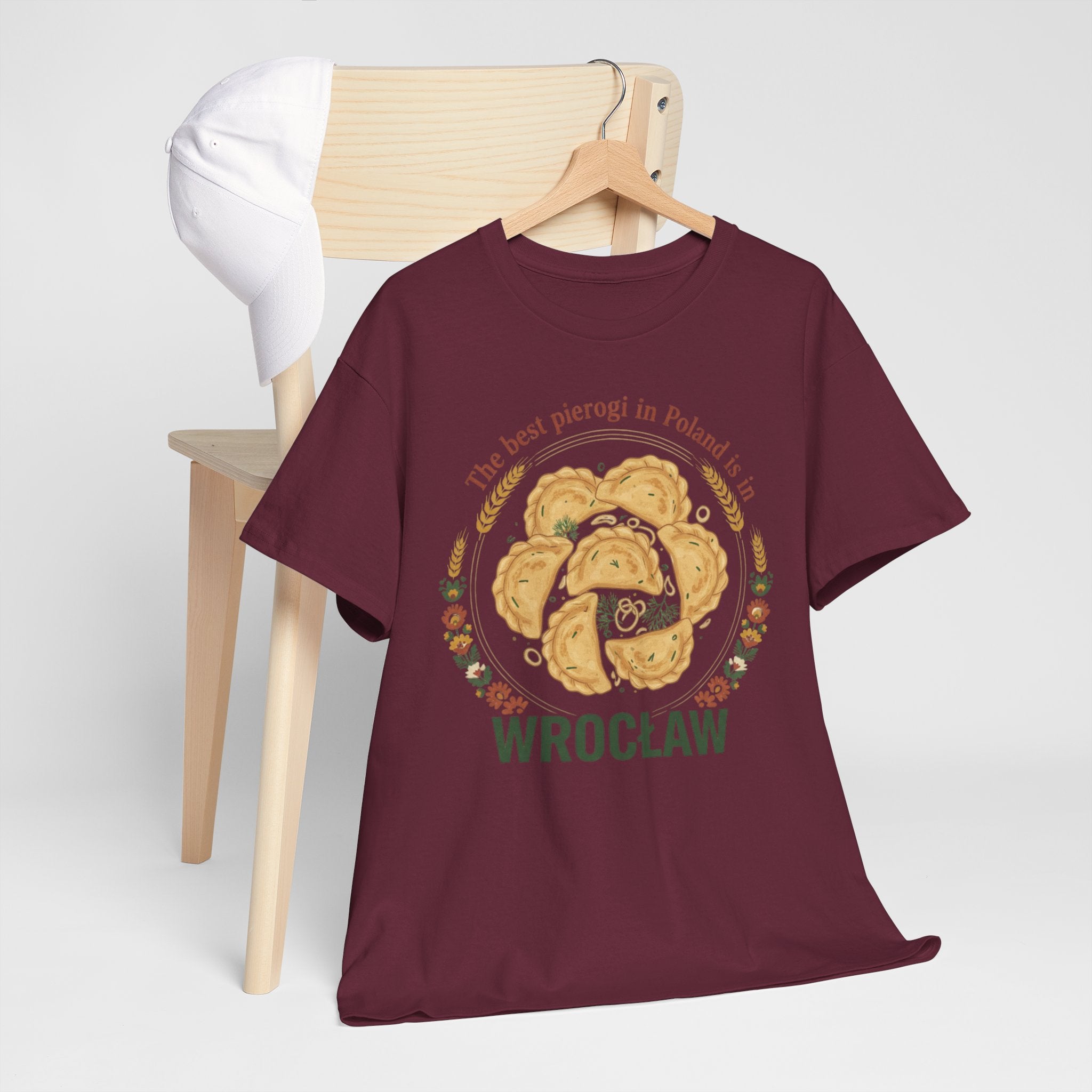 Wrocław Pierogi T-Shirt — "The best pierogi in Poland is in" Polish Food Tee