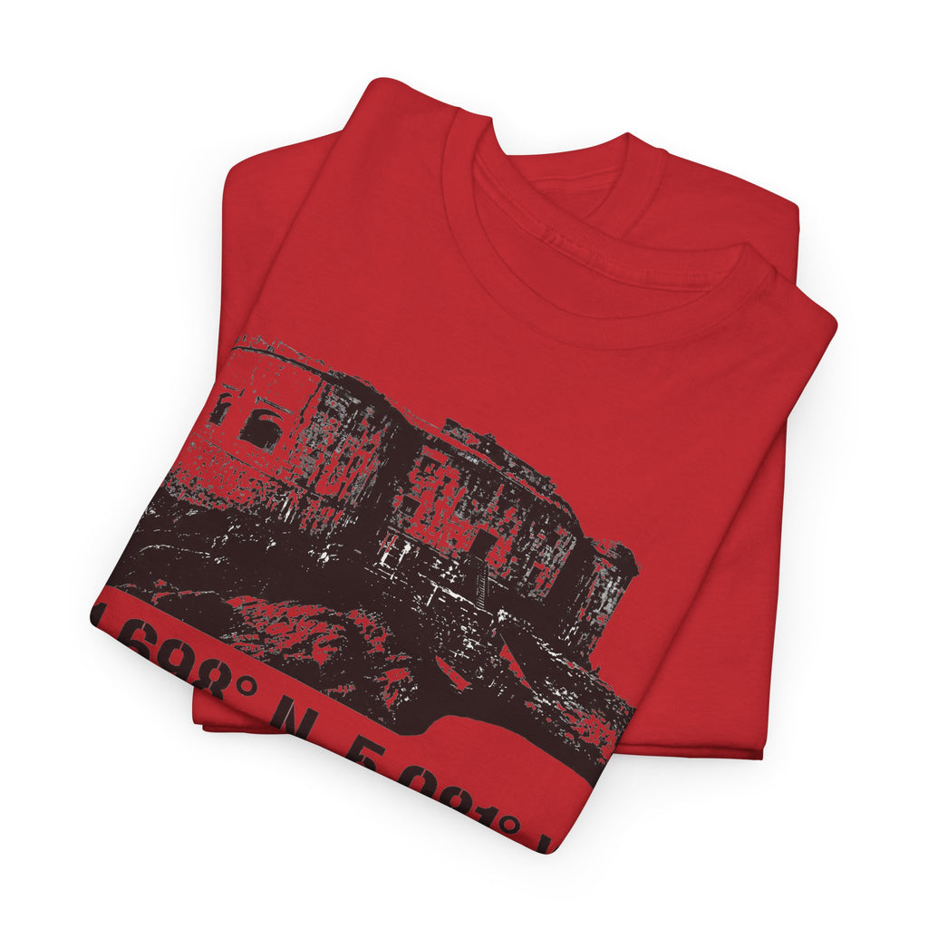 Stack Rock Fort T‑Shirt — Coastal Landmark Graphic Tee