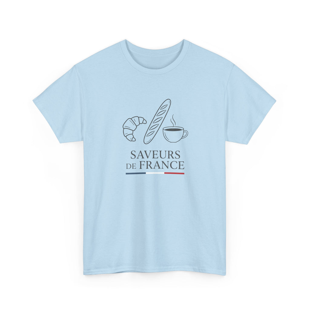 Saveurs de France T-Shirt — French Bakery Croissant & Baguette Tee