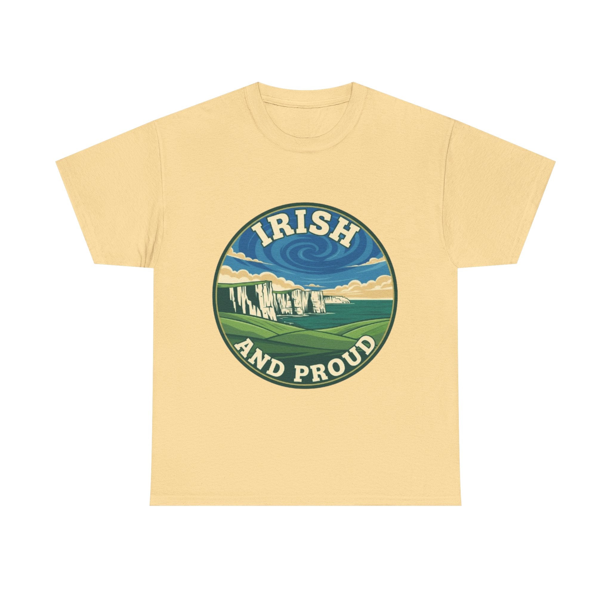Irish and Proud T-Shirt — Scenic Cliffs Vintage St. Patrick’s Day Tee