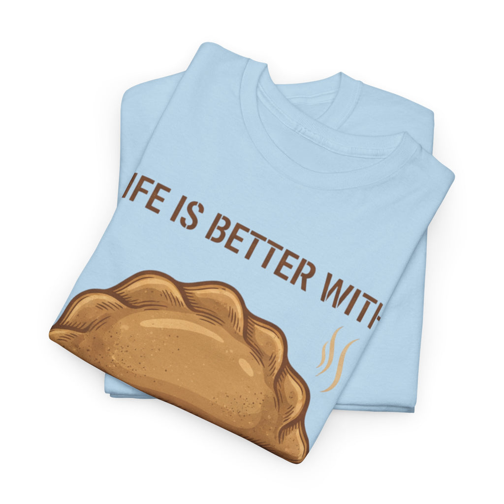 Pierogi T-Shirt — "Life Is Better With Pierogi" Funny Foodie Tee