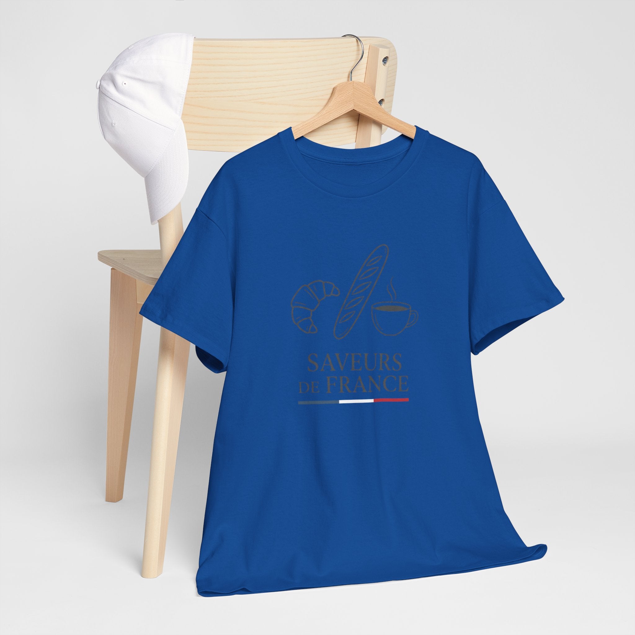 Saveurs de France T-Shirt — French Bakery Croissant & Baguette Tee