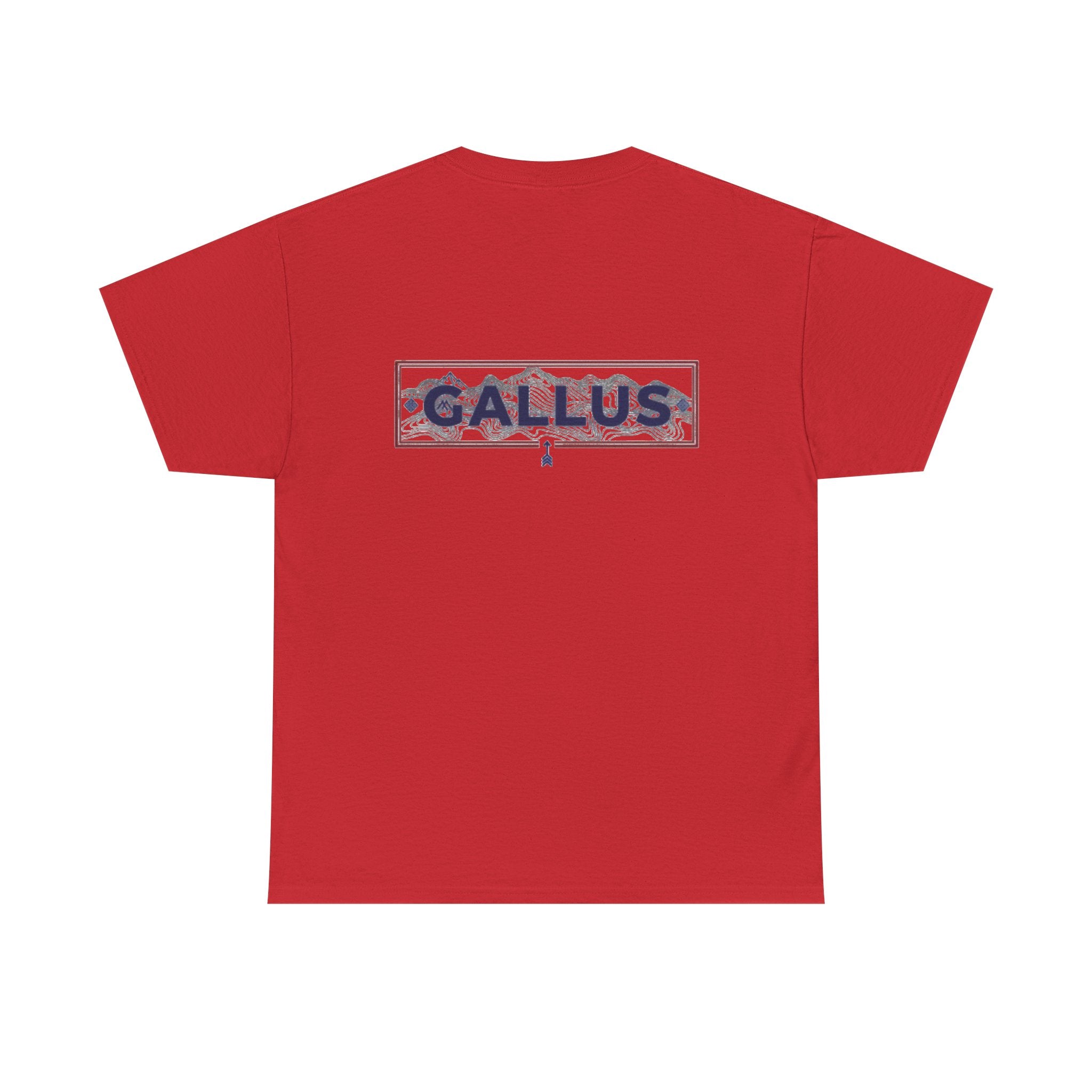 Gallus Logo T-Shirt — Minimal Retro Chest & Back Graphic Tee