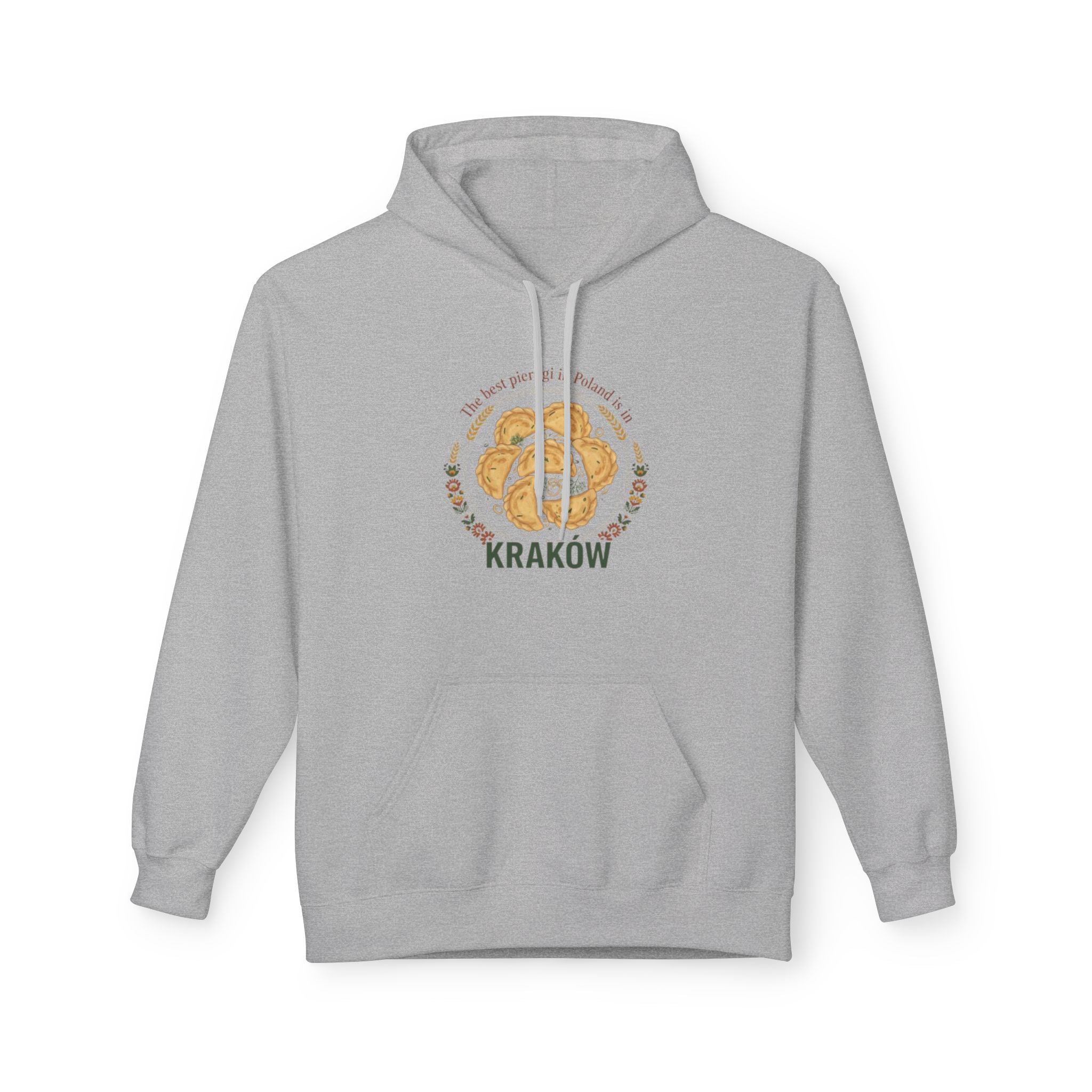 Kraków Gingerbread Circle Hoodie – Polish Travel Souvenir Sweatshirt