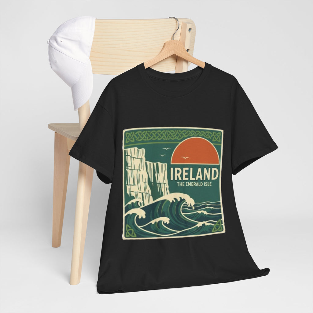 Ireland Vintage Travel Tee — 'Ireland The Emerald Isle' Graphic T‑Shirt