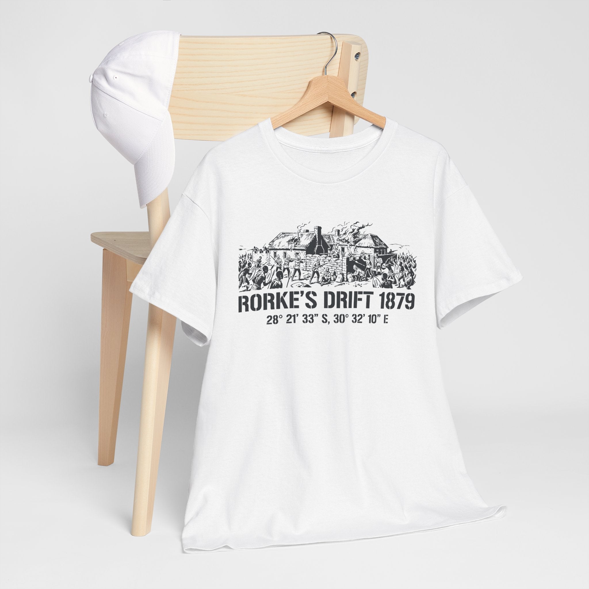 Rorke's Drift 1879 Tee | Historical Battle Illustration