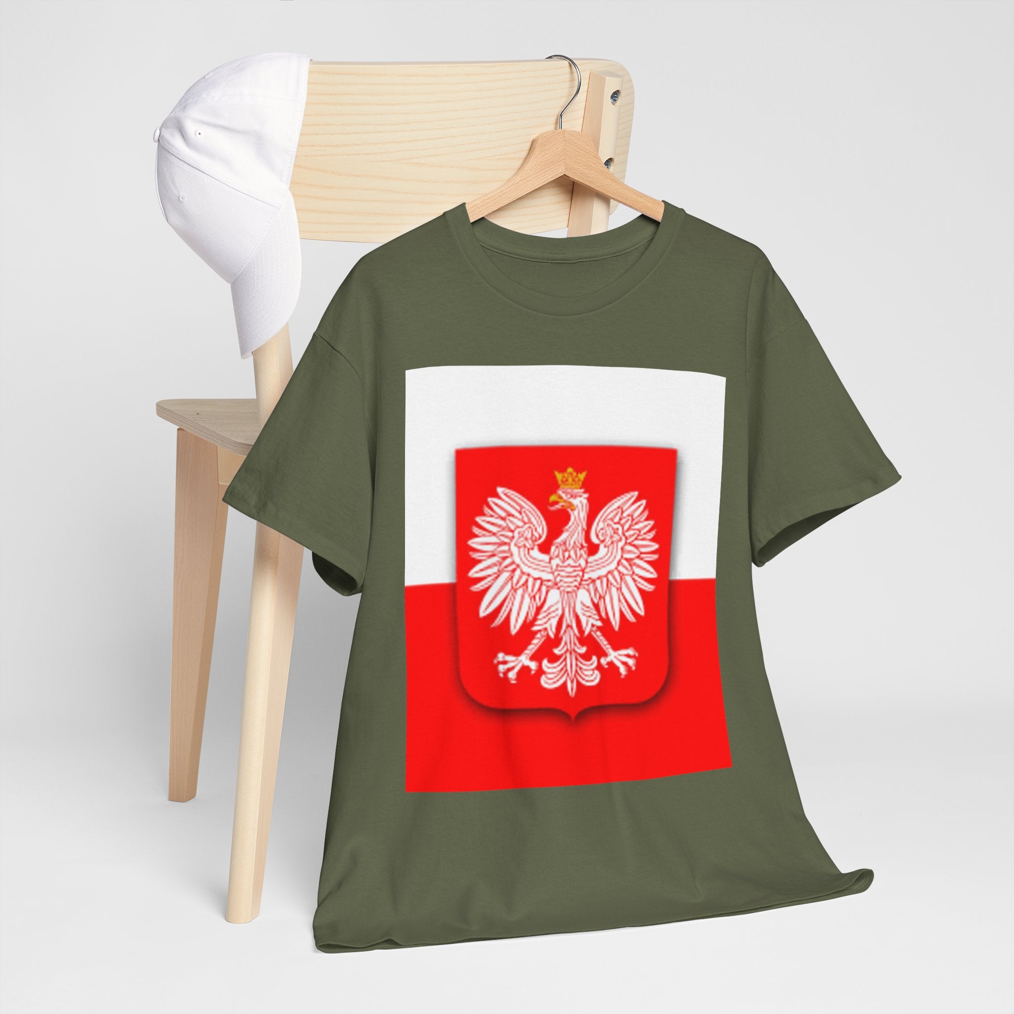 Polish White Eagle T-Shirt — Polska Coat of Arms Tee