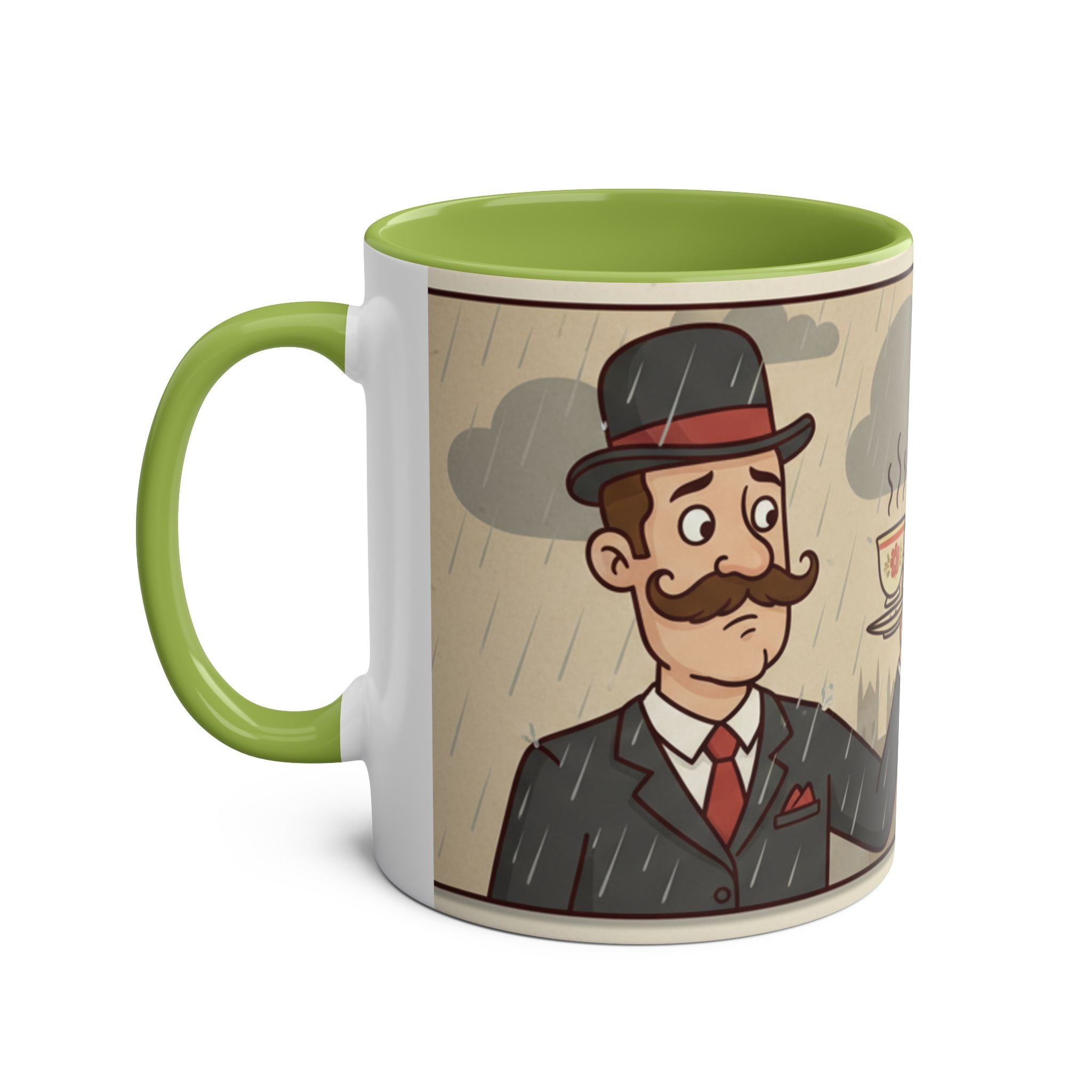 Two-Tone Coffee Mugs, 11oz