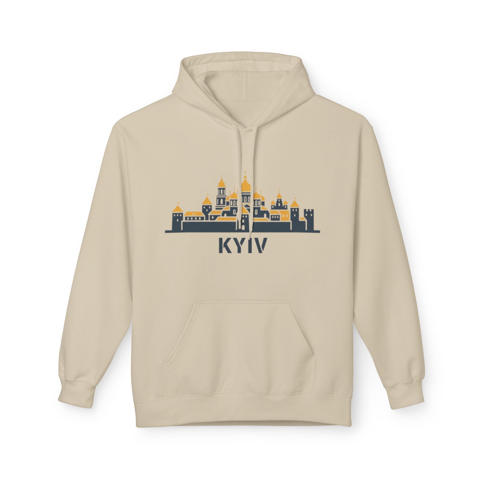 Kyiv Skyline Hoodie — Minimal Cityscape Ukraine Pride Sweatshirt