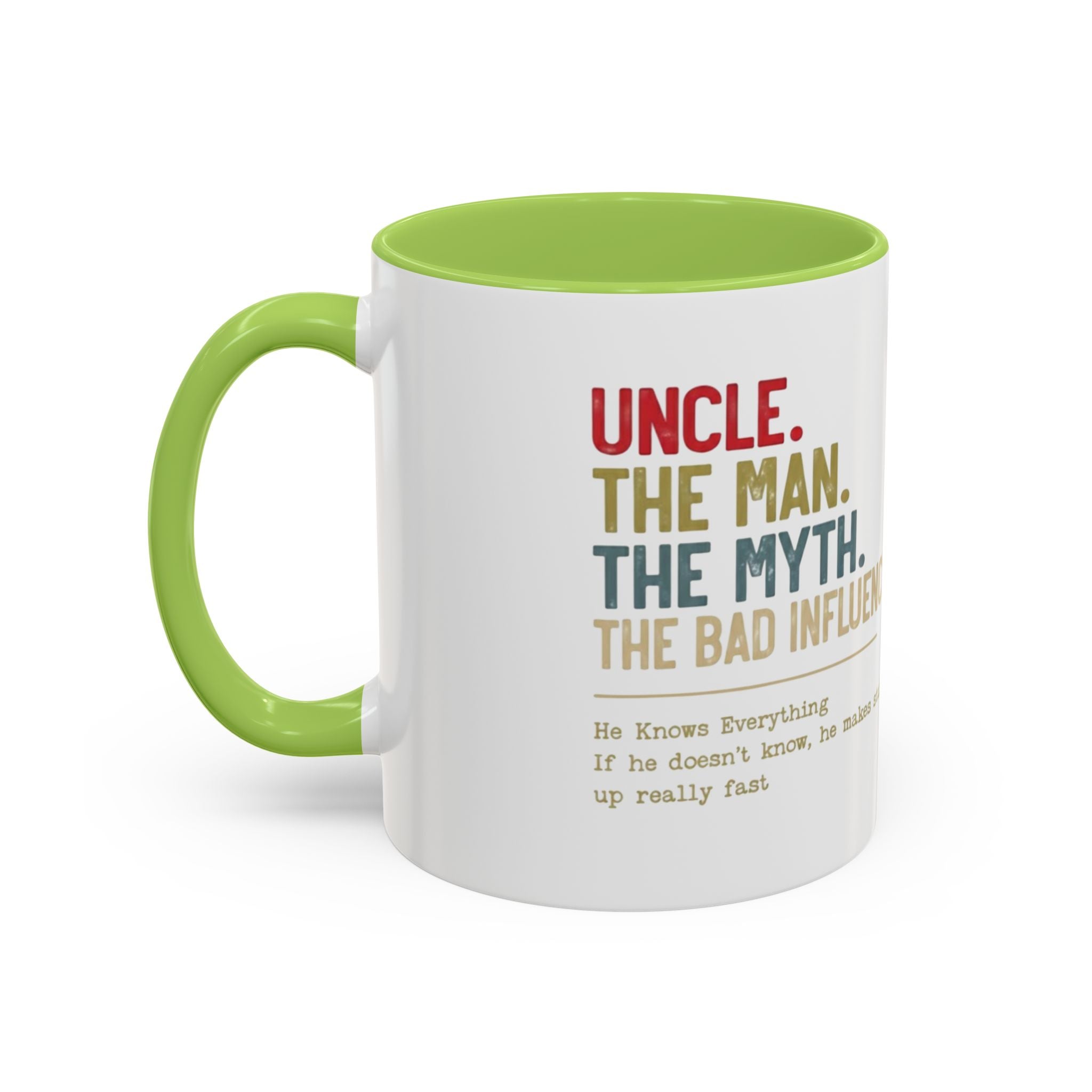 Uncle 'The Man, The Myth, The Legend' Accent Coffee Mug