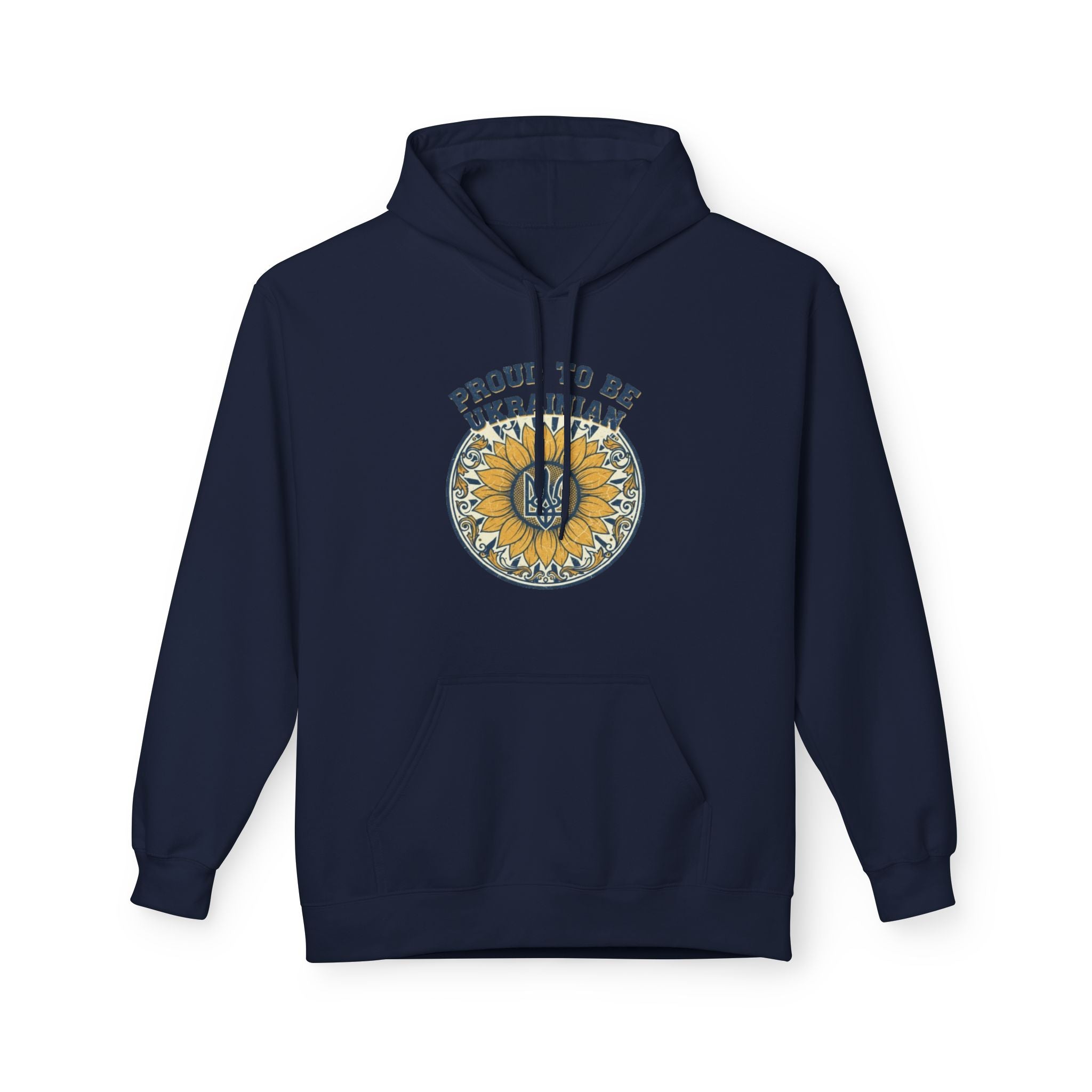 Proud to Be Ukrainian Sunflower Hoodie — Patriot Graphic Pullover