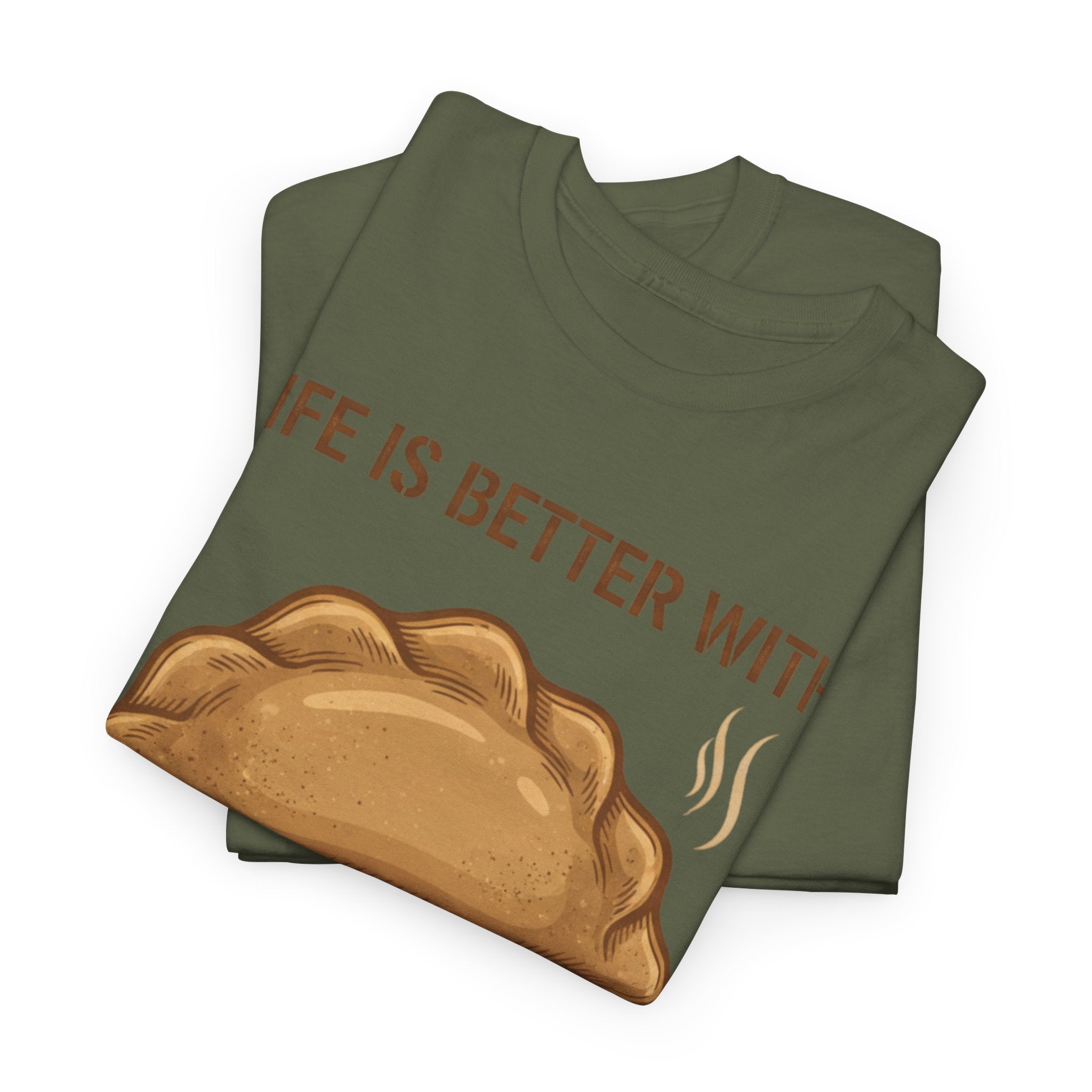 Pierogi T-Shirt — "Life Is Better With Pierogi" Funny Foodie Tee