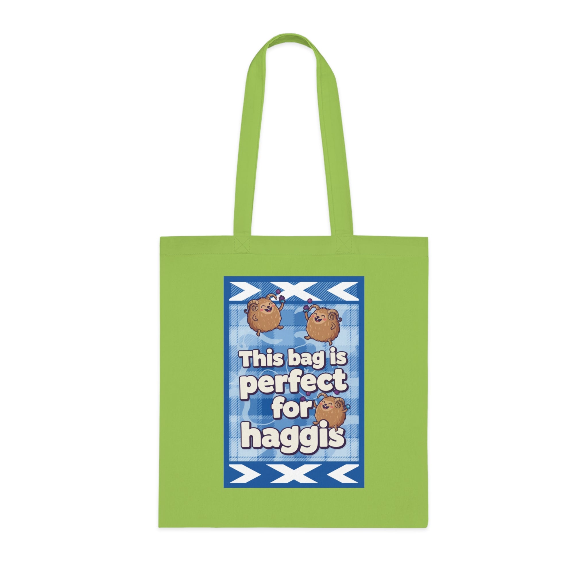 Haggis Tote Bag – 'This Bag Is Perfect for Haggis' Scottish Food Novelty Cotton Tote