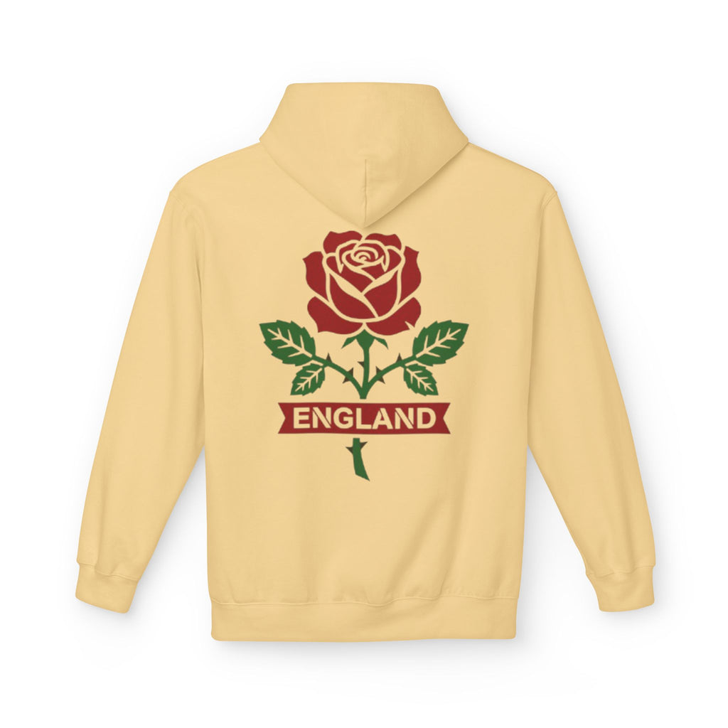 England Rose Hoodie – Classic Red Rose Emblem Sweatshirt