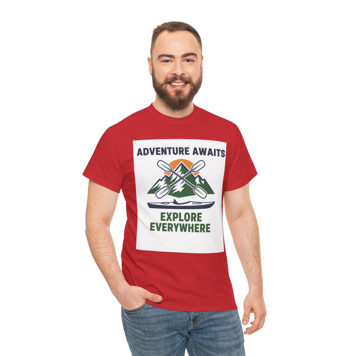 Adventure Awaits T-Shirt — Mountain & Paddle Outdoor Tee — product image 12