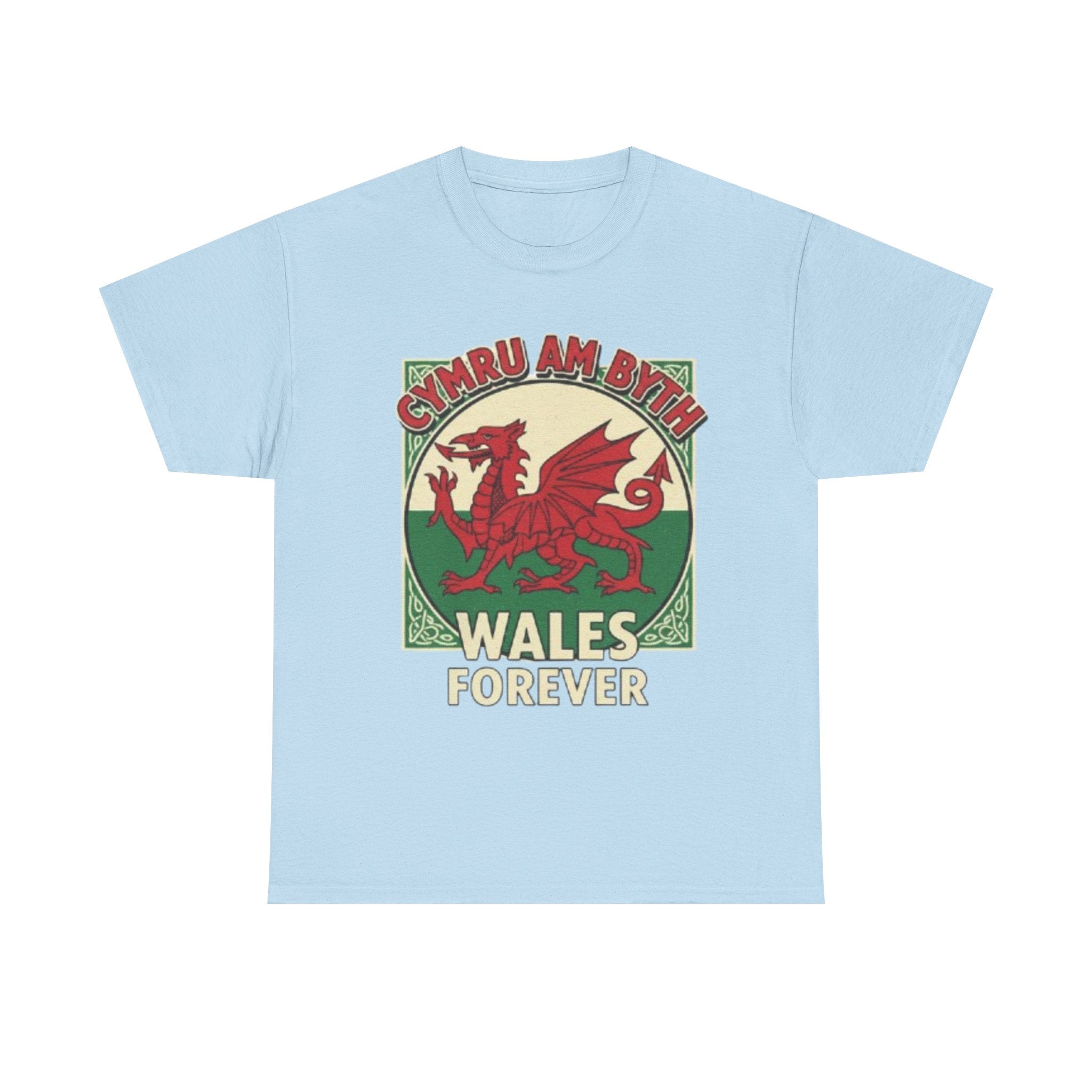 Wales Forever T-Shirt — Cymru Am Byth Retro Welsh Dragon Tee