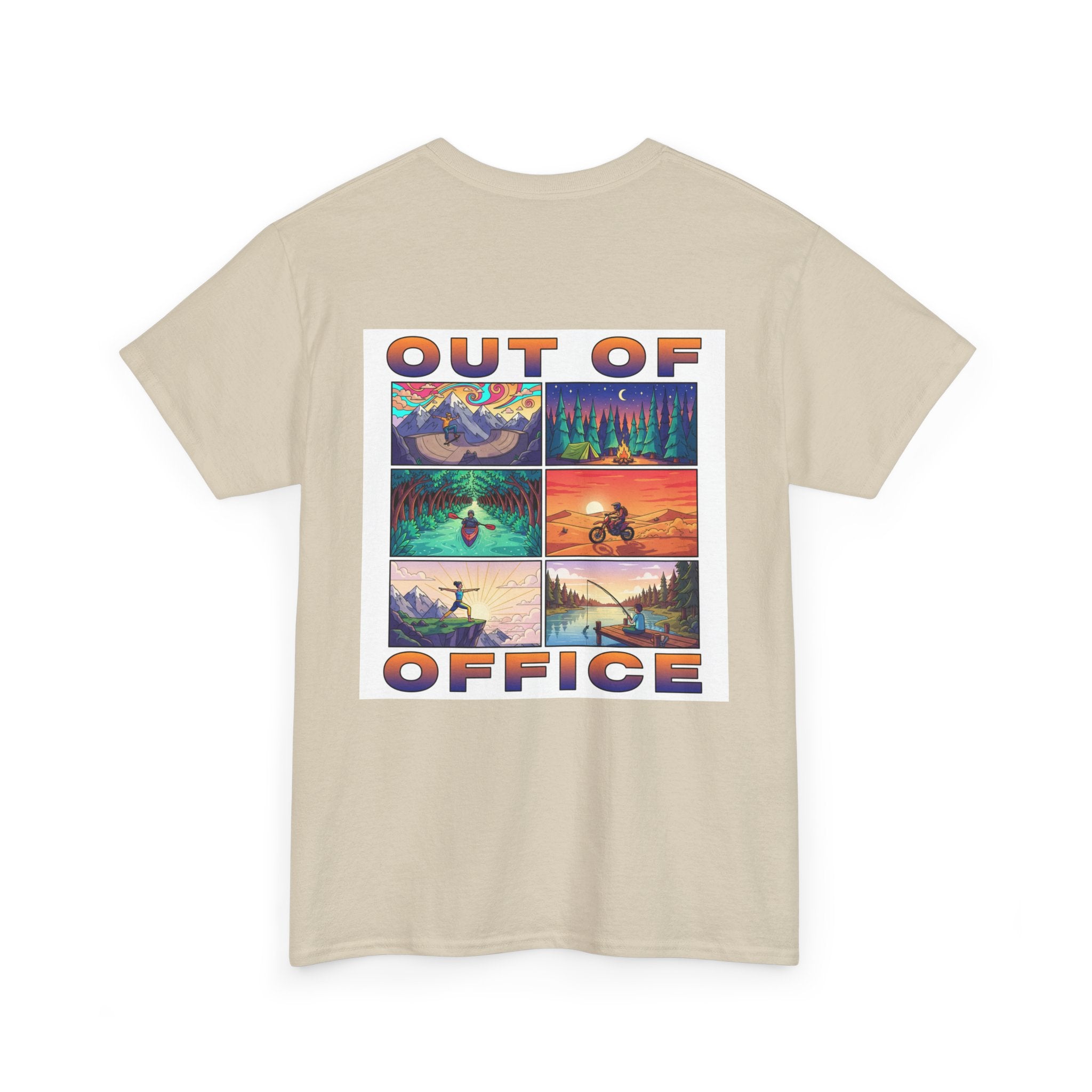 Out of Office T-Shirt — Retro Adventure Vacation Tee