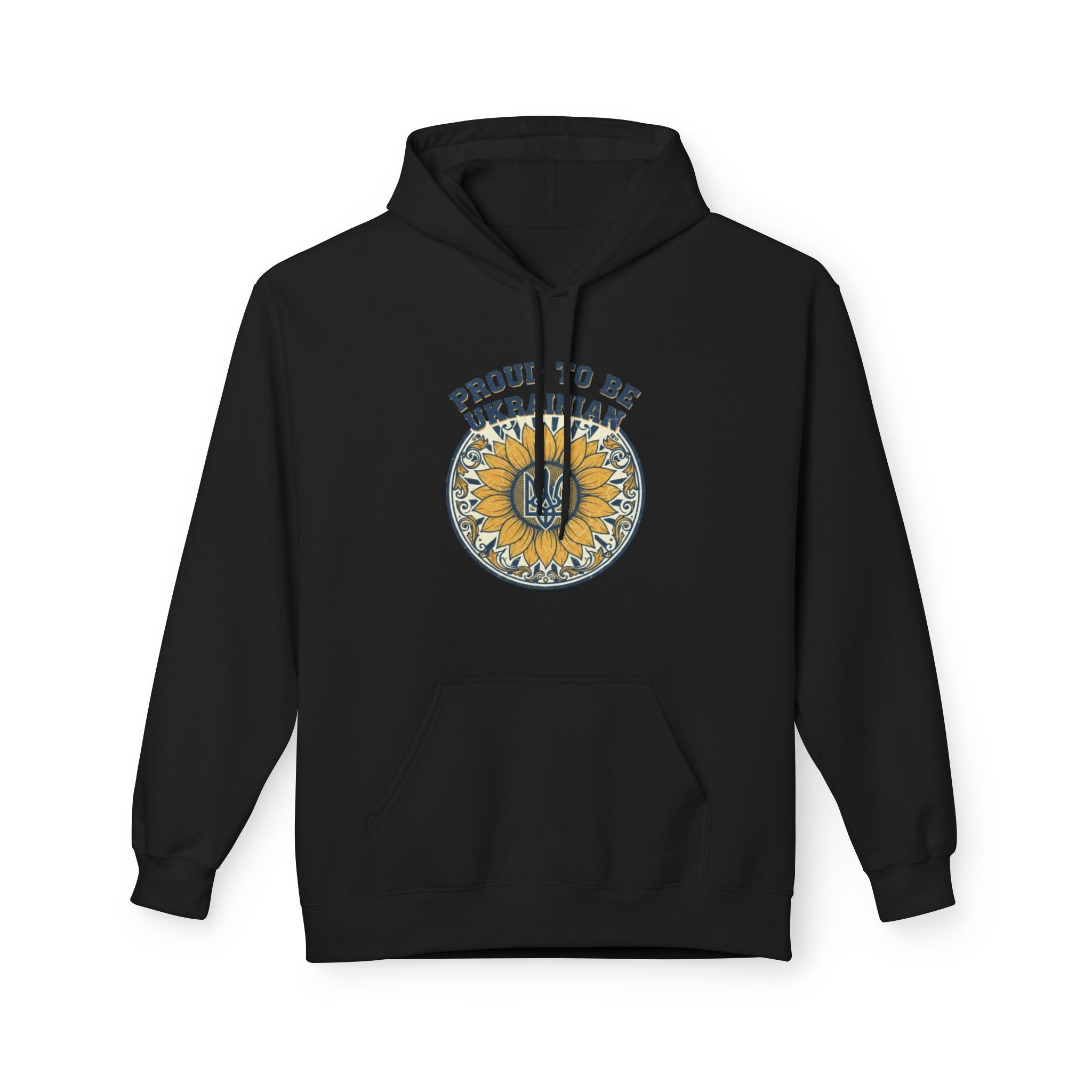 Proud to Be Ukrainian Sunflower Hoodie — Patriot Graphic Pullover